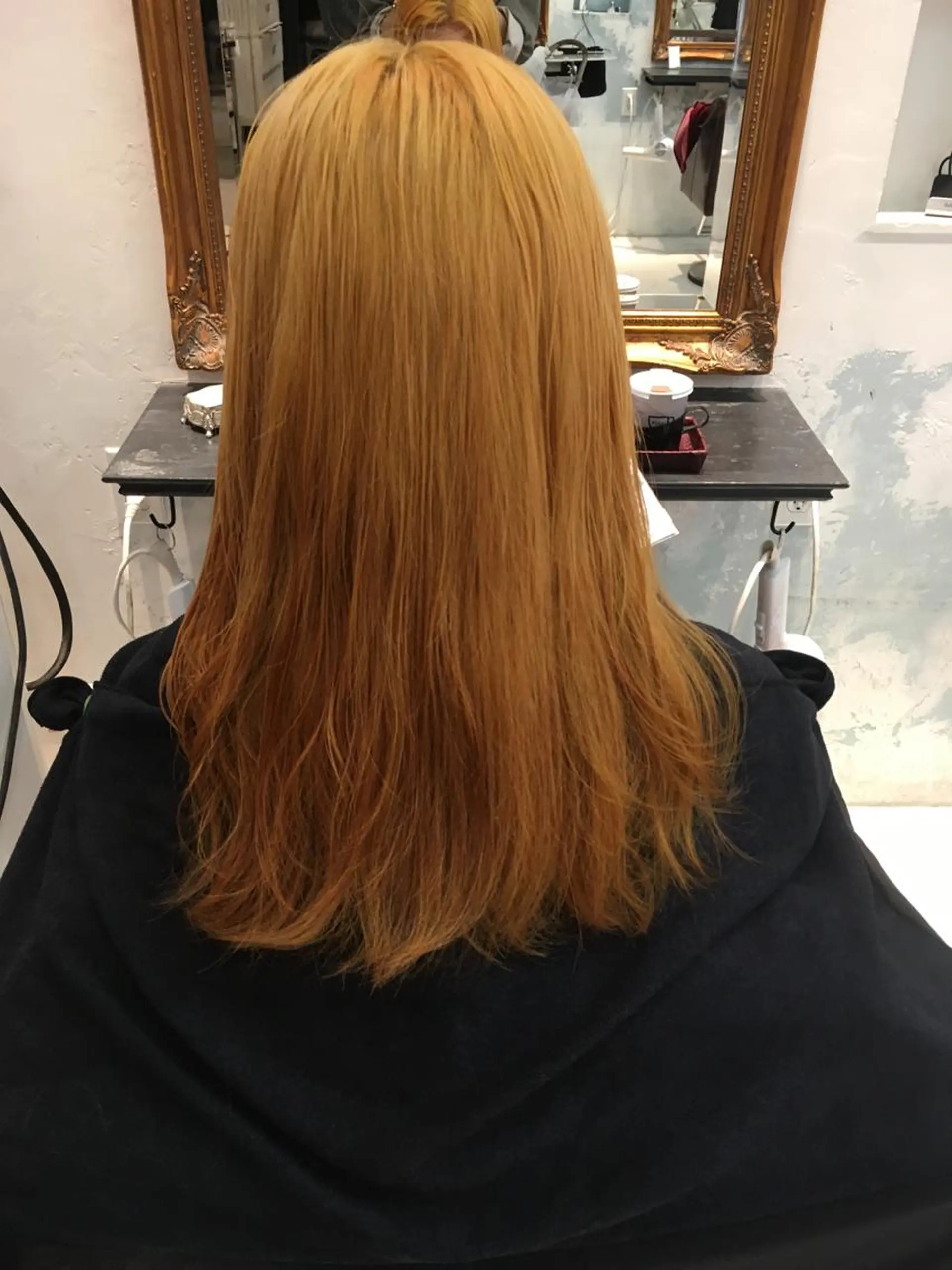 ロング カラー ダブルカラー トリートメント sato manamiのヘアスタイル