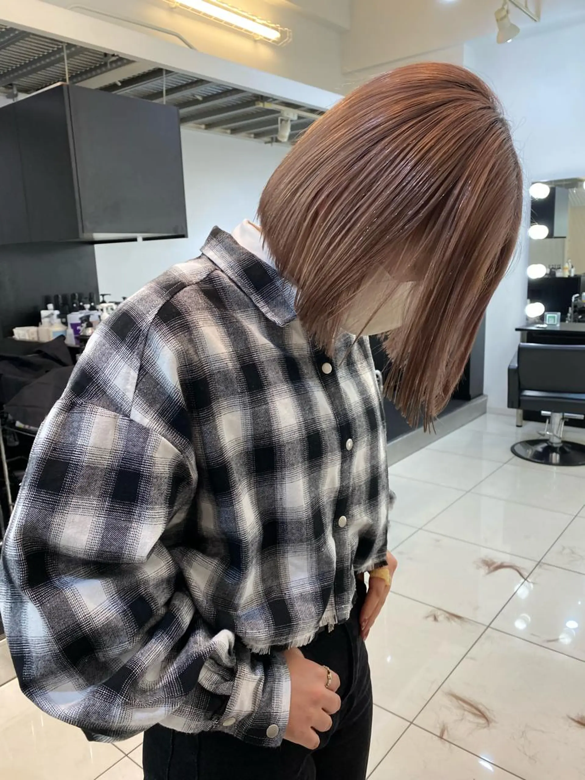 ショート カラー ヘアアレンジ SHACHU渋谷神南店所属・SHACHU ayamiのヘアスタイル