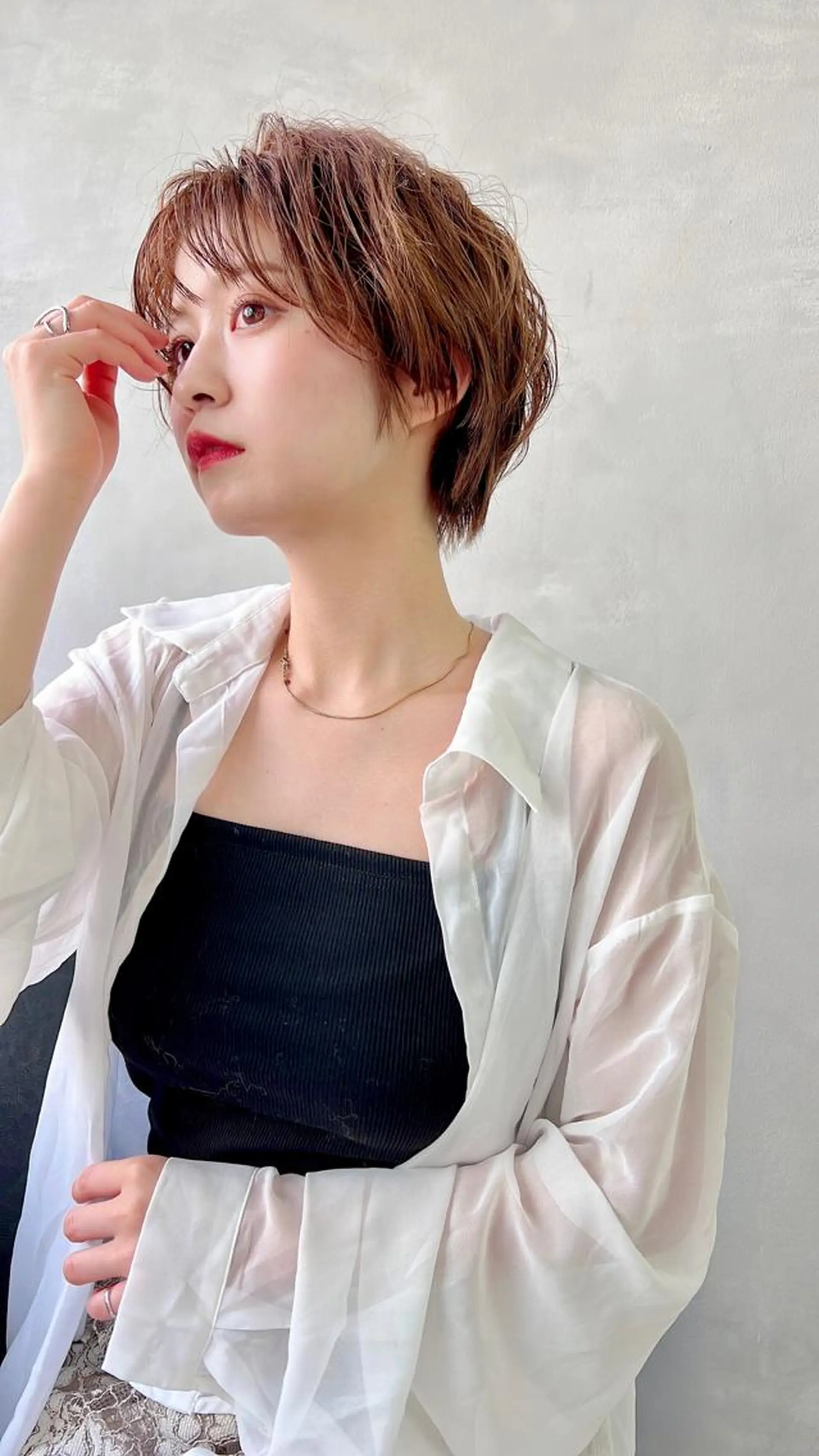 ショート カラー カット HARUKI MINATO japan所属・🧡ショートの達人 🧡SHOのヘアスタイル