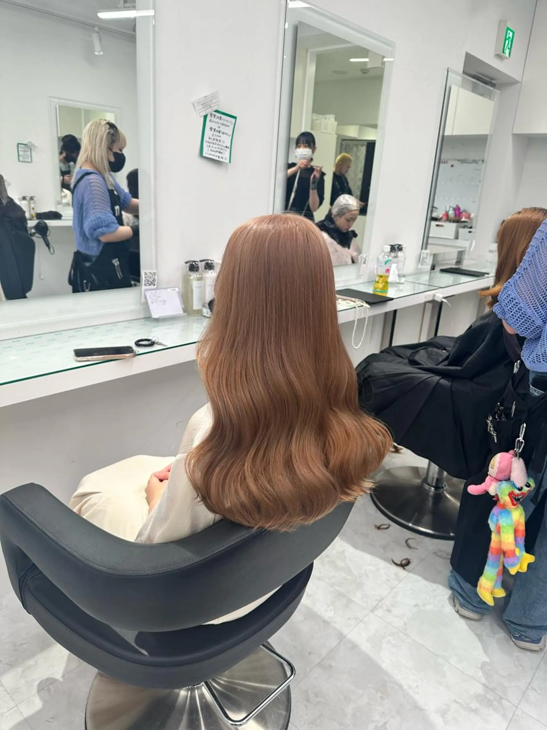 カラー マンツーマン/原宿/ 透明感カラー⭐️のヘアスタイル