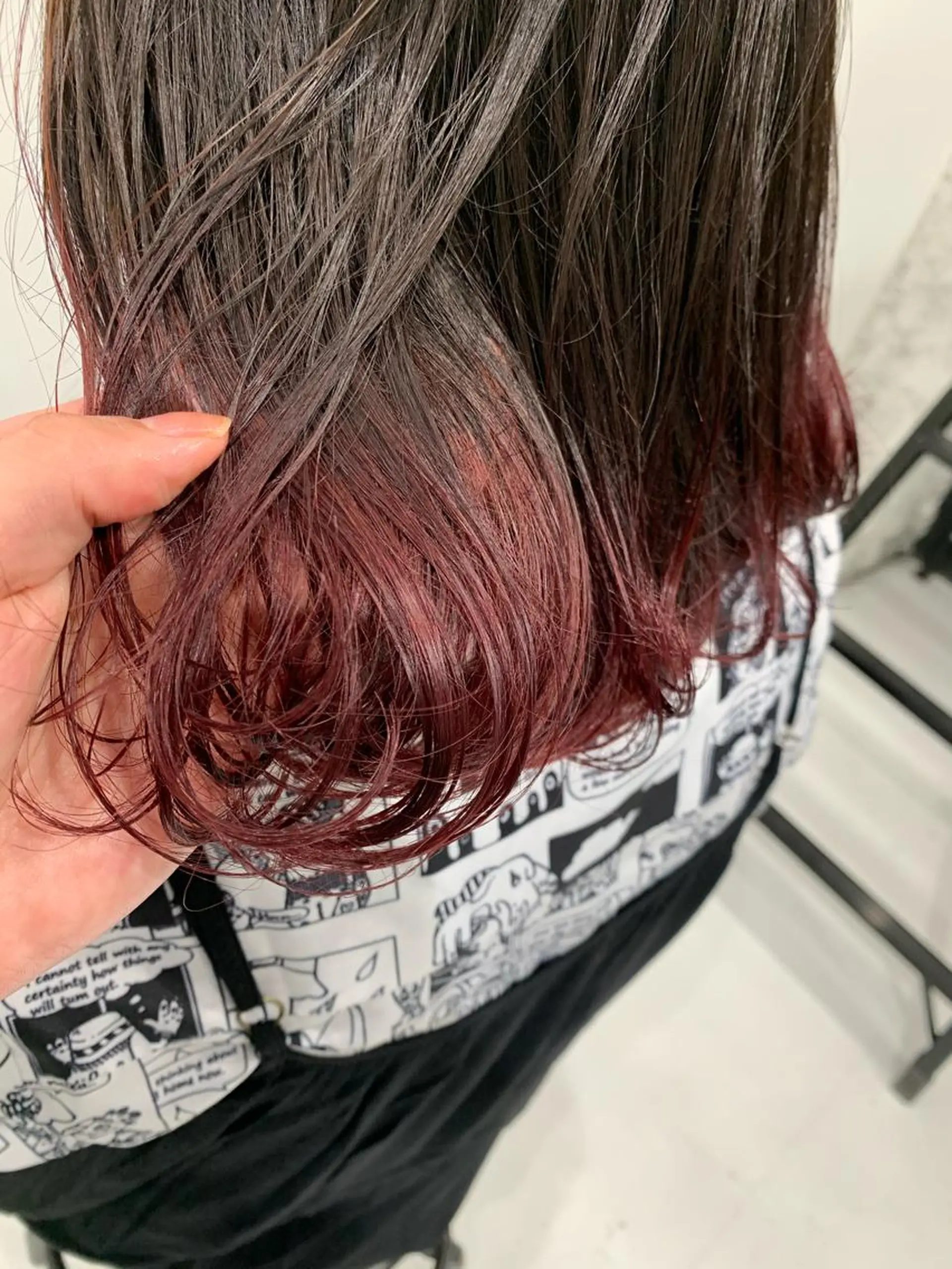 ミディアム カラー ヘアカラー トリートメント TAKUMI .のヘアスタイル