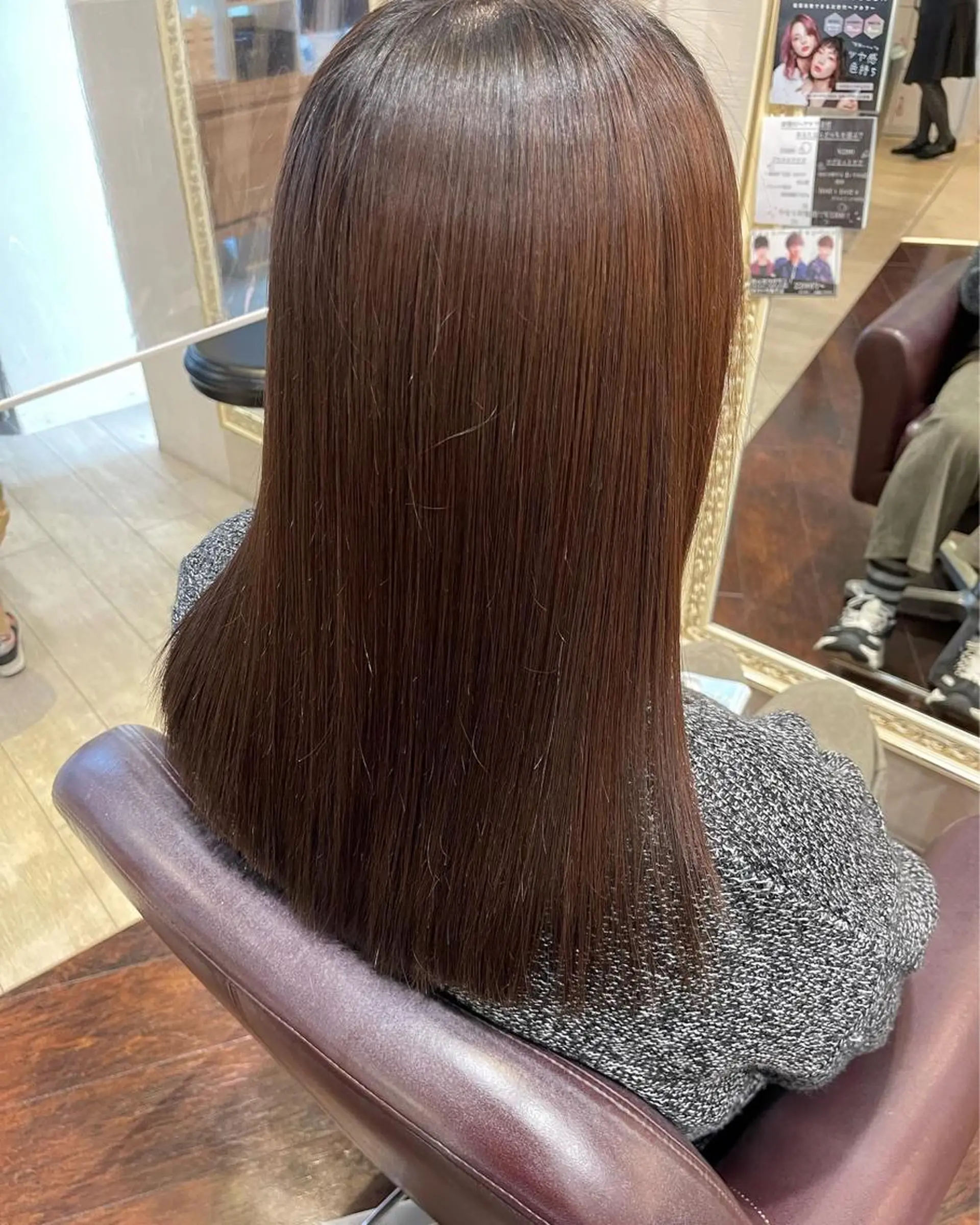 セミロング 縮毛矯正 トリートメント 髪質改善/縮毛矯正 齊藤謙介のヘアスタイル