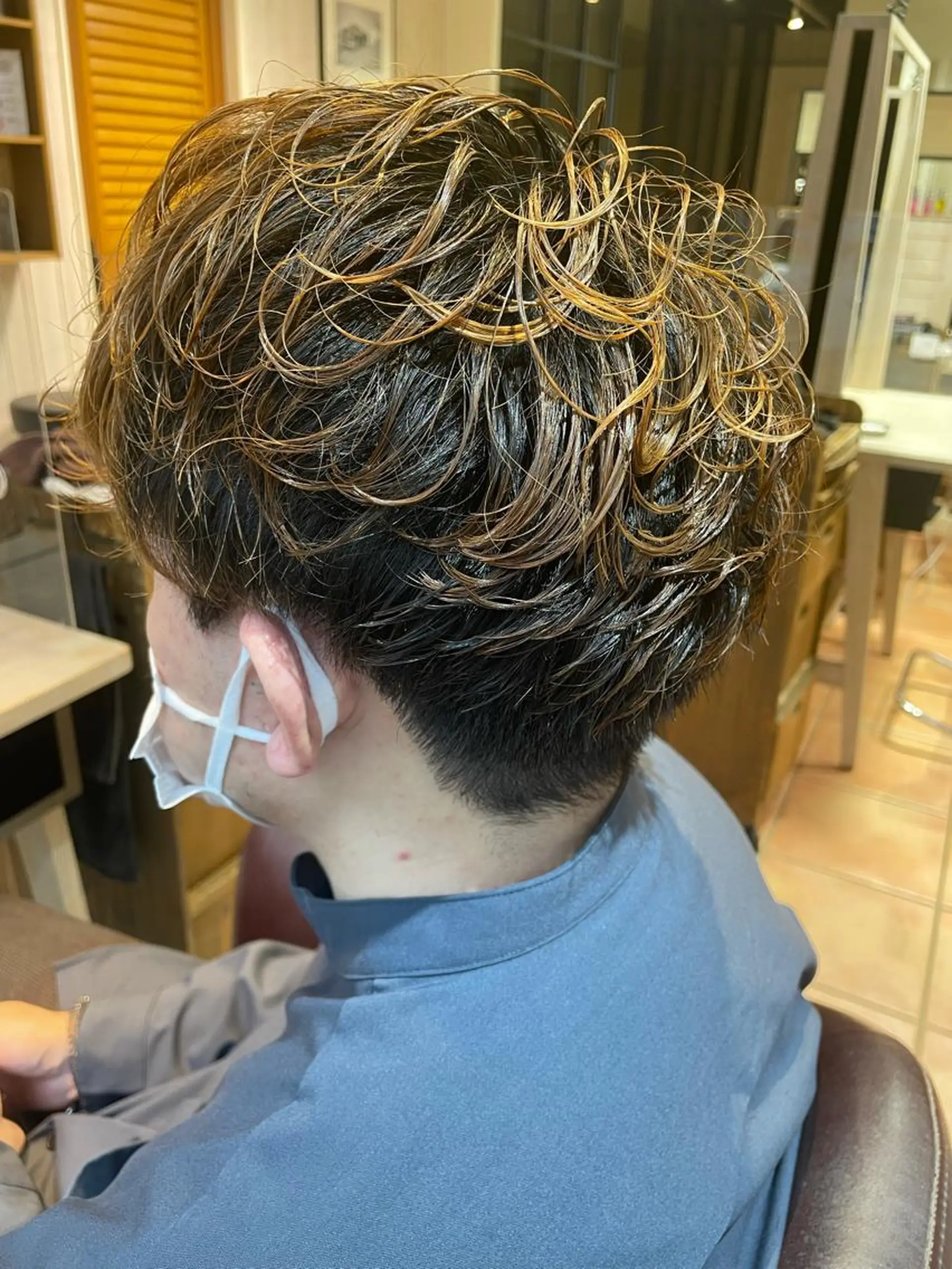 ショート パーマ メンズ 辻堂メンズ特化 YU-YAのヘアスタイル