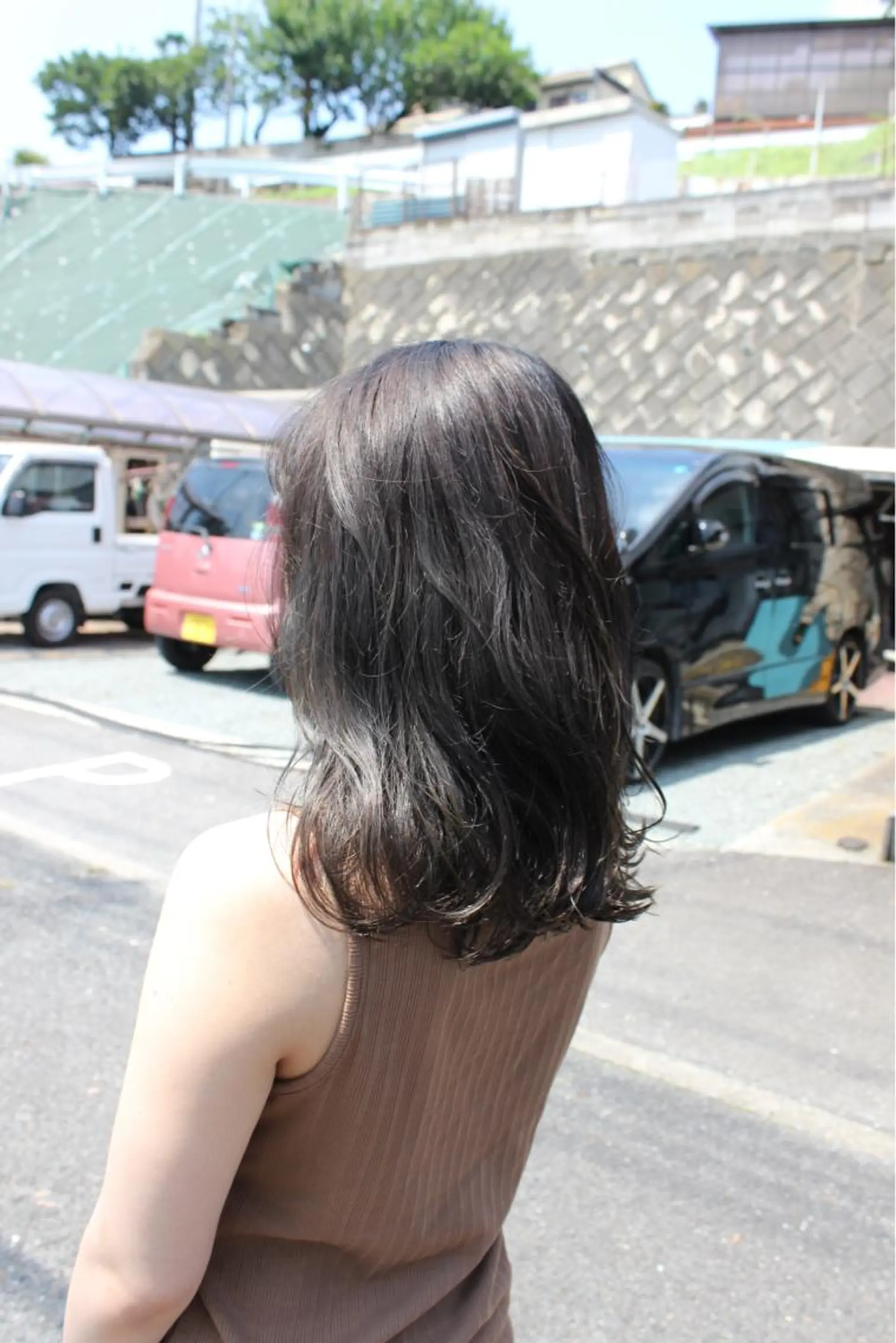 セミロング カット ヘアカラー トリートメント U&i所属・平田 広大のヘアスタイル