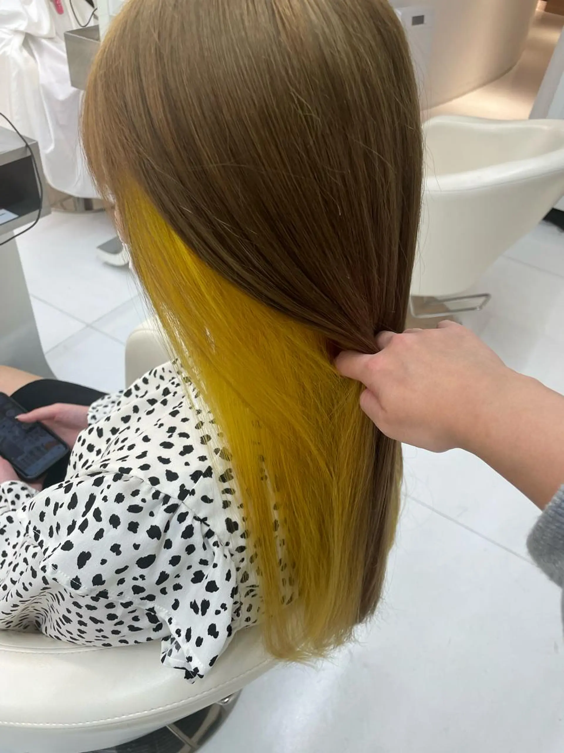 ロング カラー ヘアカラー トリートメント 💈髪質改善メニュー 佐藤 萌💈のヘアスタイル