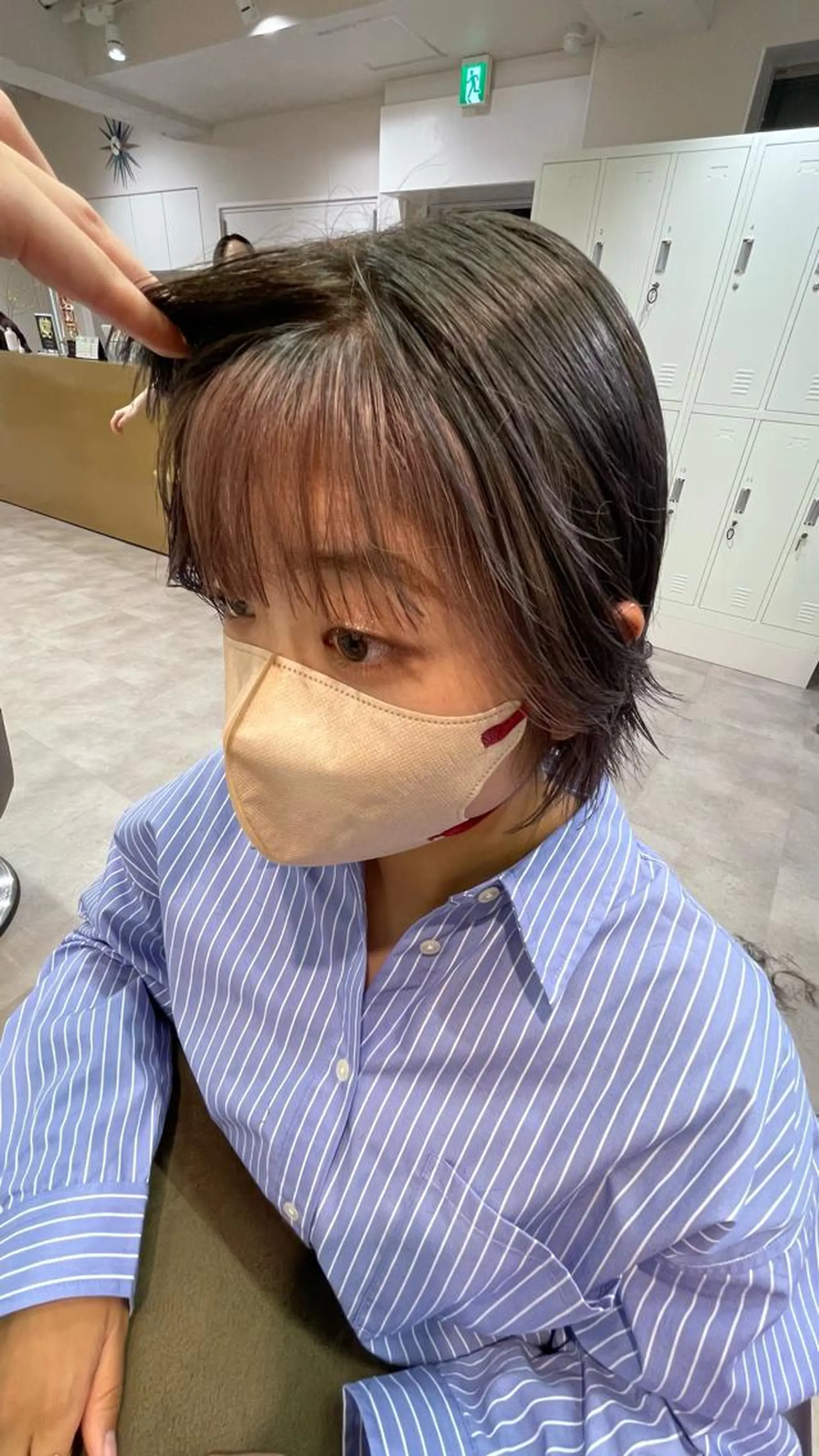 ショート カラー ヘアカラー 松永 梨央のヘアスタイル