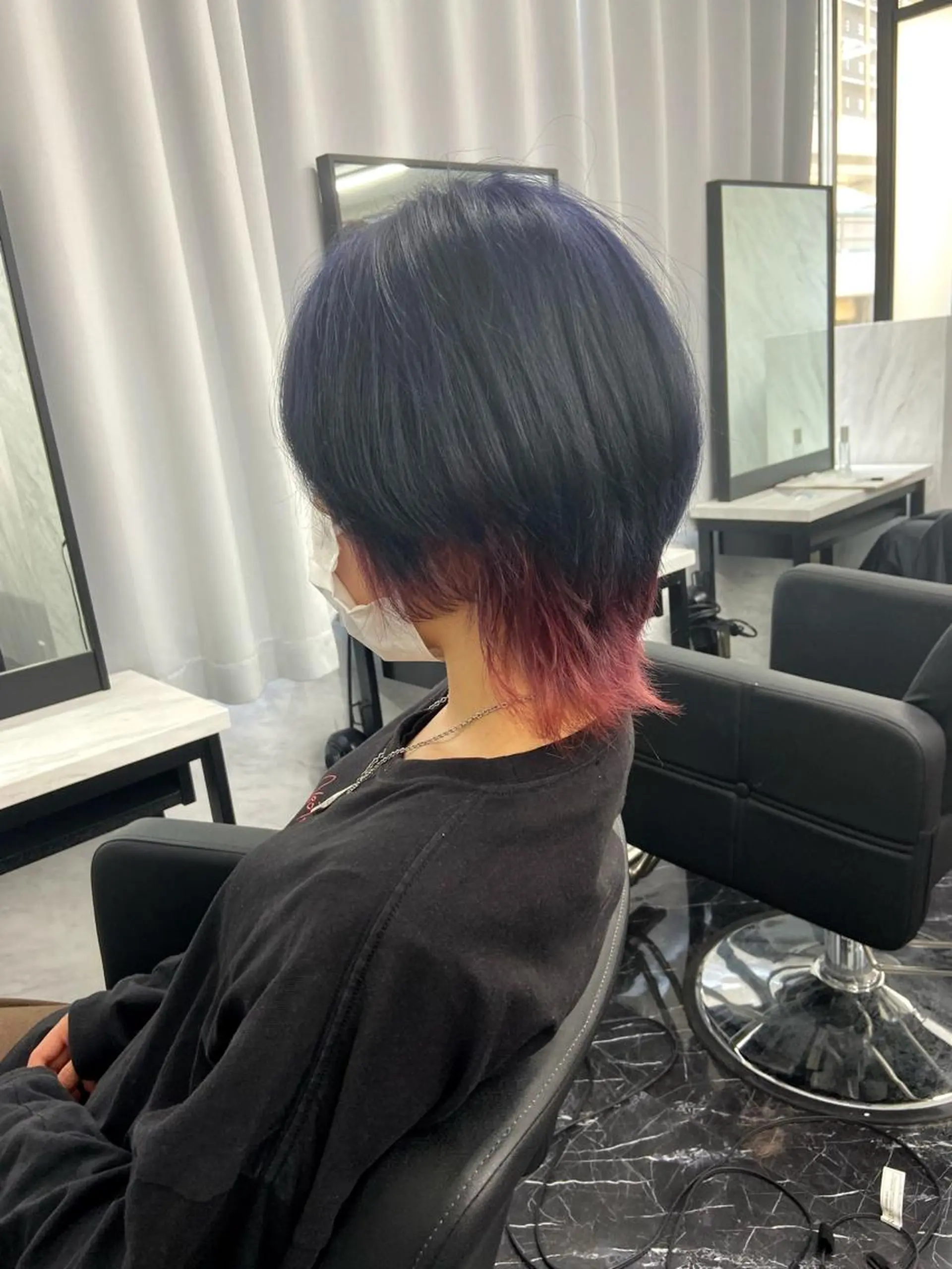 ショート カラー ハイトーンカラー ヘアカラー トリートメント ミルボンAujua認定サロン Ria  OSAKA 梅田所属・メンズ、エクステ特化 Ryuのヘアスタイル