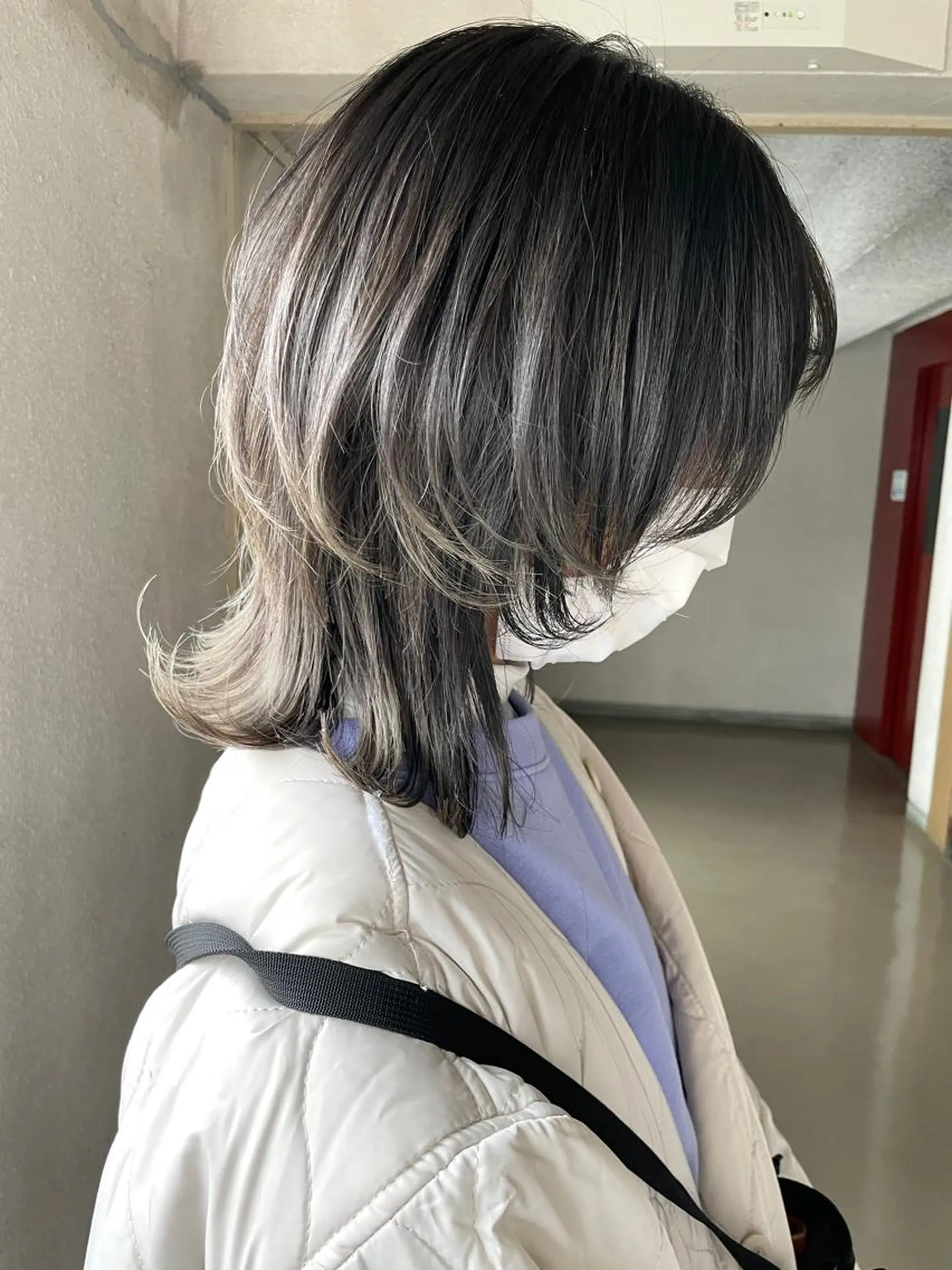 ミディアム ウルフカット カット ヘアカラー トリートメント vivre libre所属・vivre libreのヘアスタイル