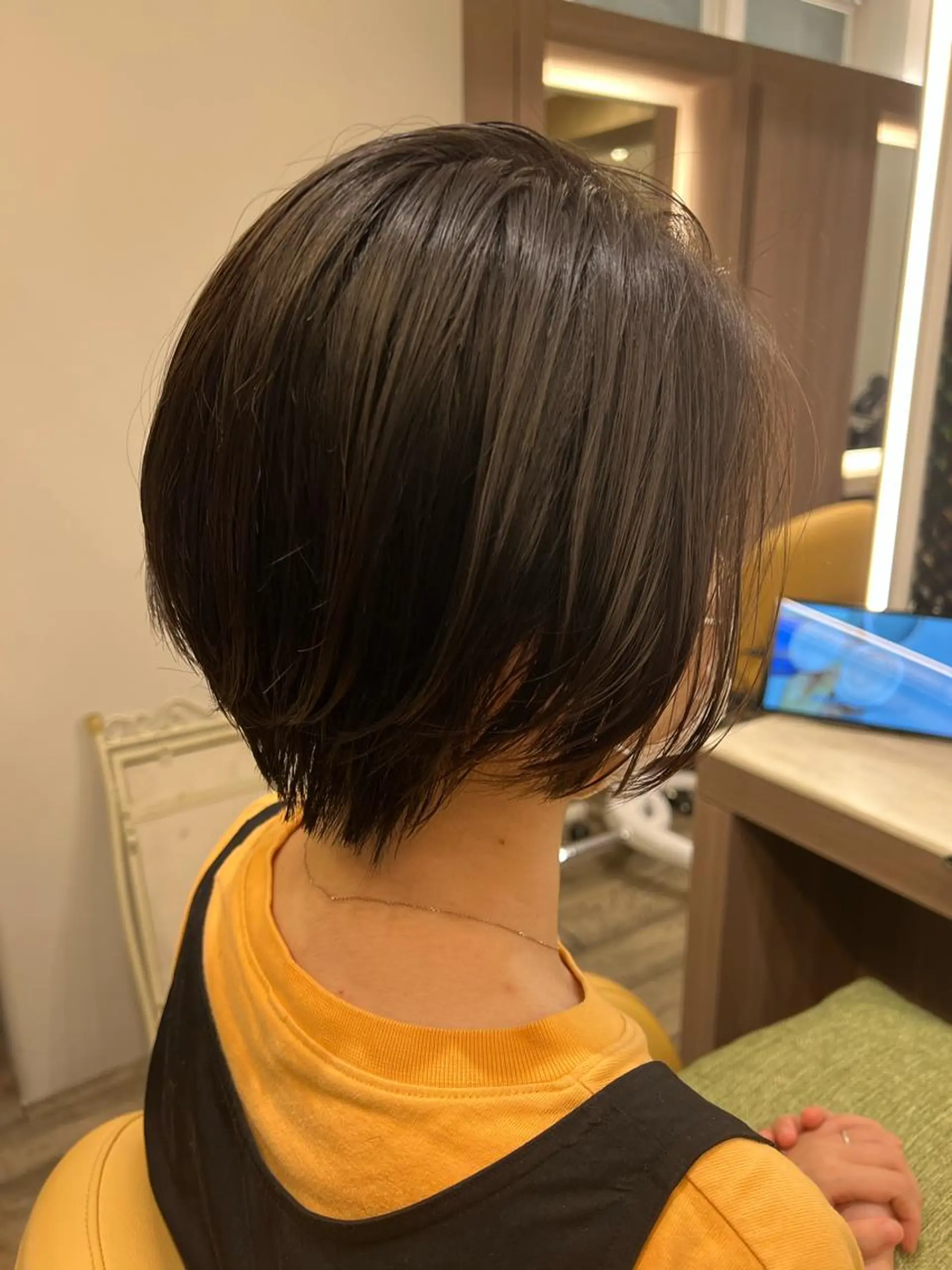 ショート カット トリートメント Soleria所属・艶髪/酸性ストレート 根本零のヘアスタイル