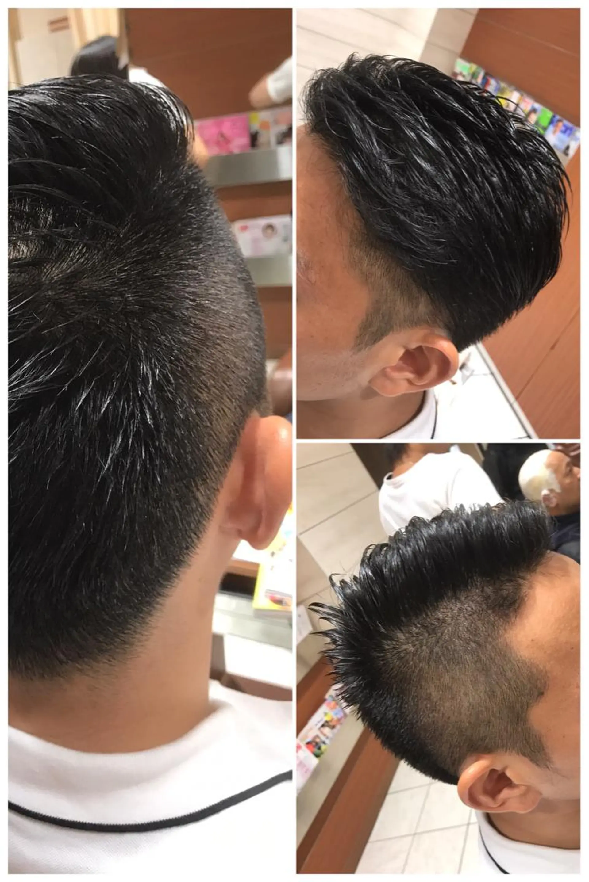 ショート メンズ ツーブロック テラモト カズヨシのヘアスタイル