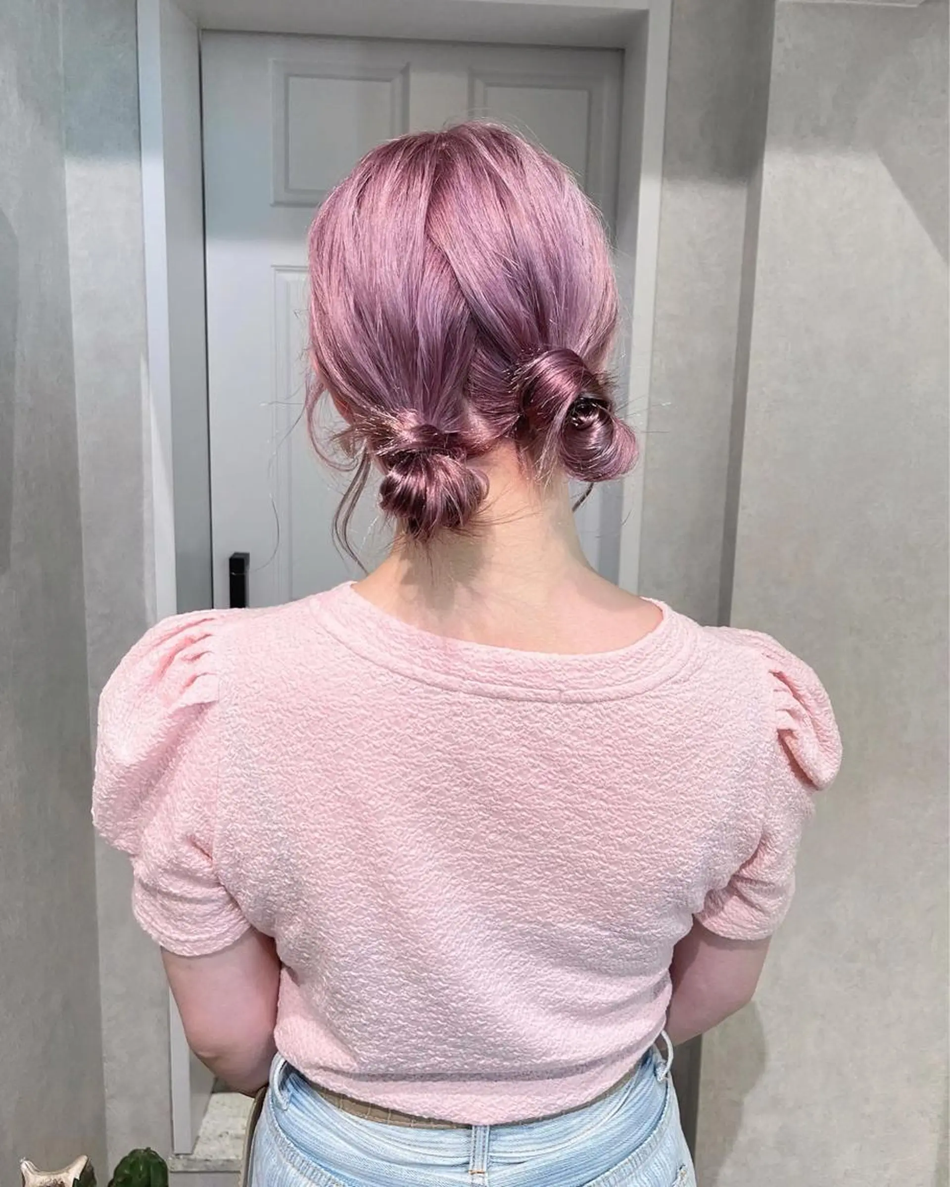 ミディアム カラー ヘアアレンジ ヘアカラー トリートメント behov所属・柔らかハイトーン 🤎Tsubasaのヘアスタイル