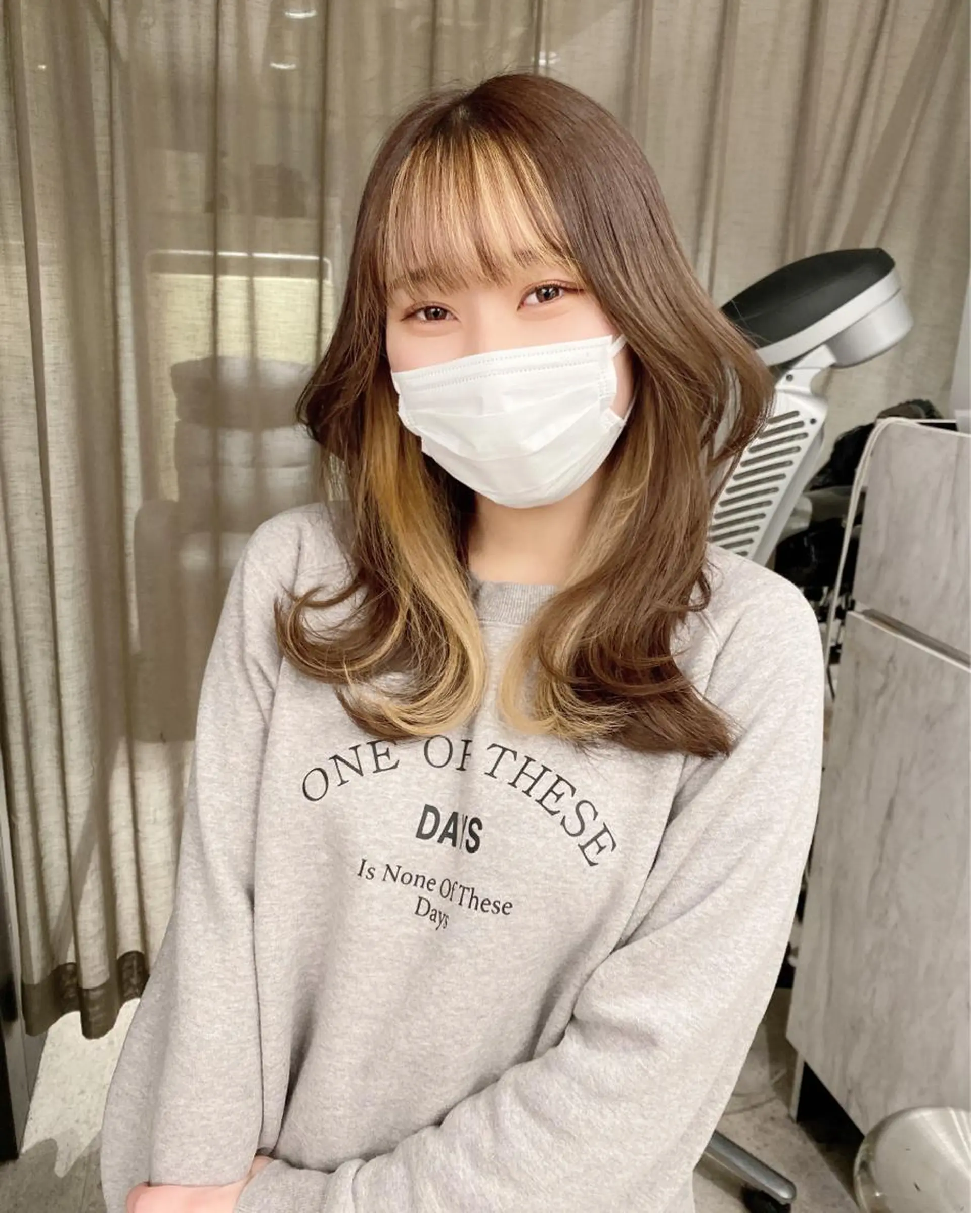 ロング 京都レイヤーカット/ 縮毛矯正/羽柴りくのマツエク・マツパデザイン