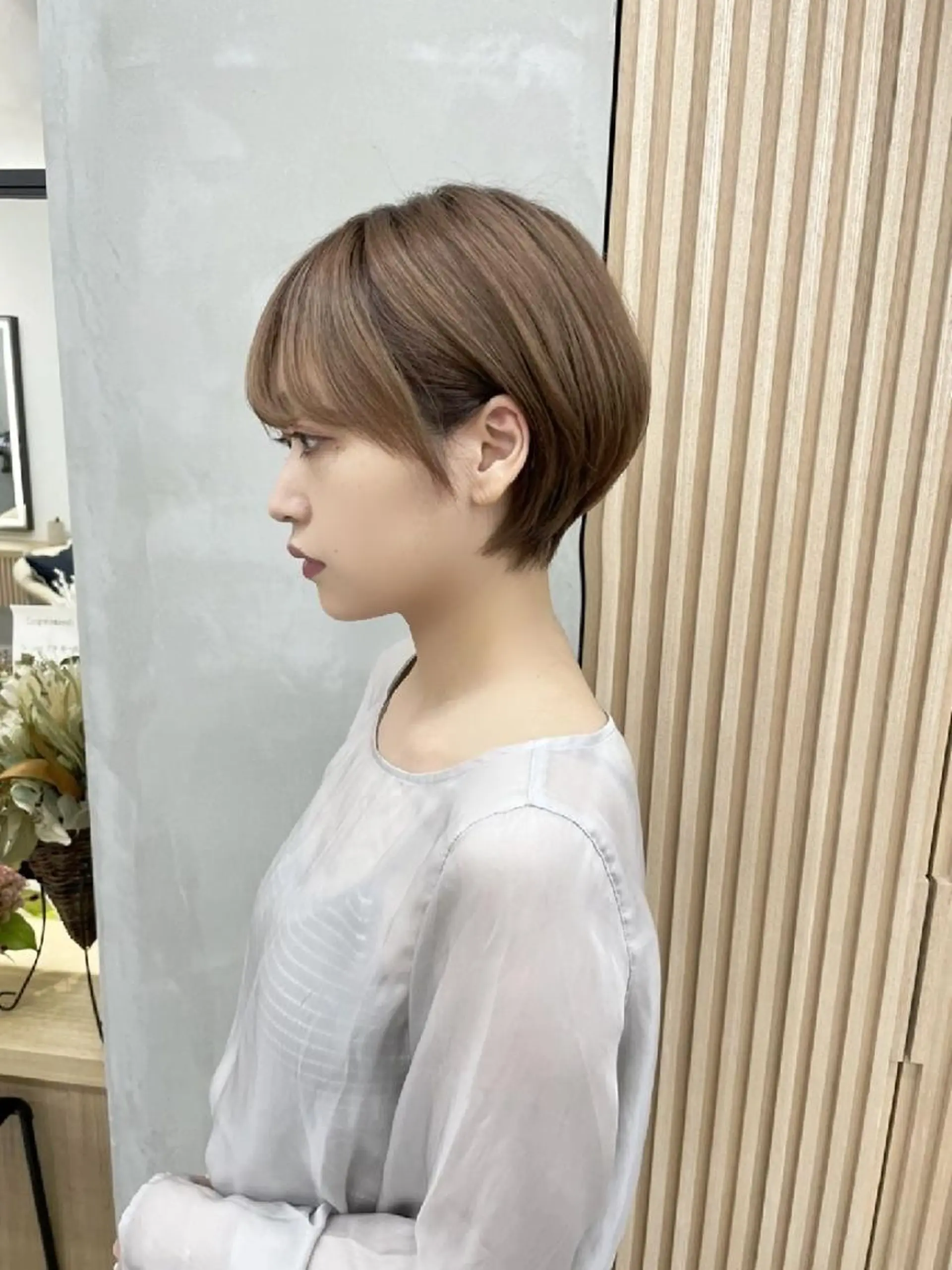 ショート 丸みショート ショートヘア Lond profil 浦和所属・【韓国・ショー ト・パーマ】店長海気のヘアスタイル