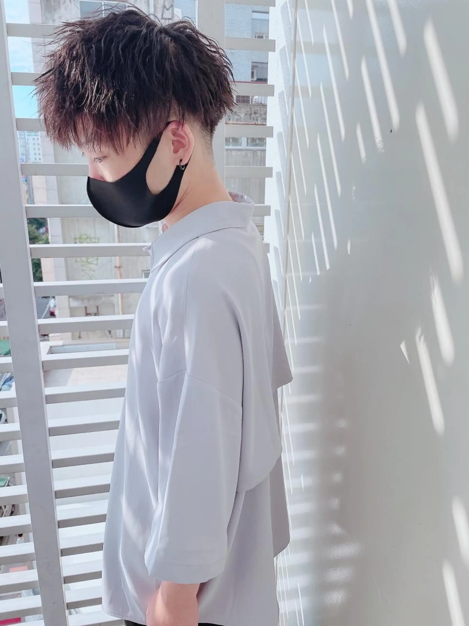 ショート パーマ ヘアアレンジ メンズ メンズZina代表 田端 麗治のヘアスタイル