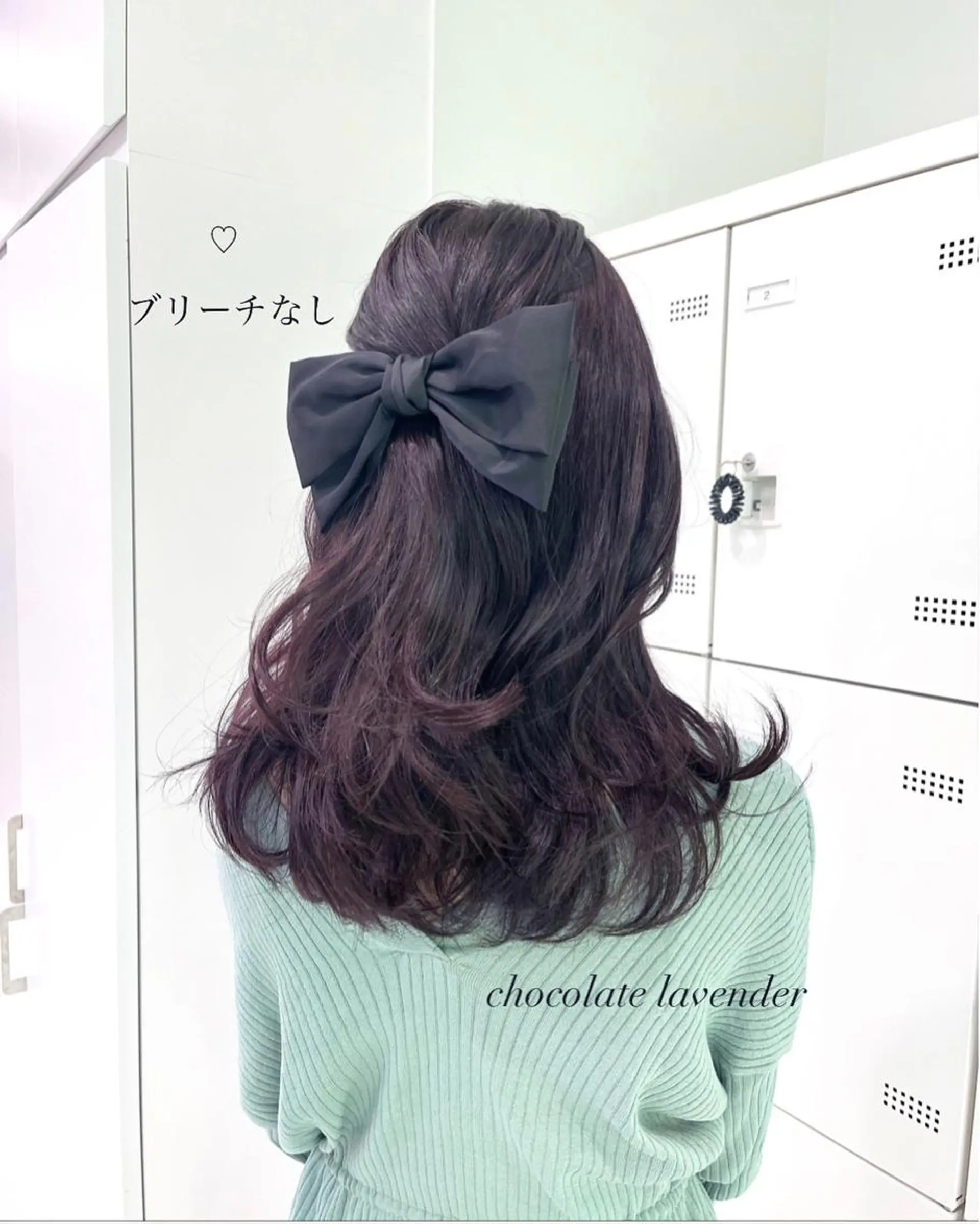 ロング カット ヘアカラー トリートメント RIKO👼🏻💓 韓国ガーリーのヘアスタイル
