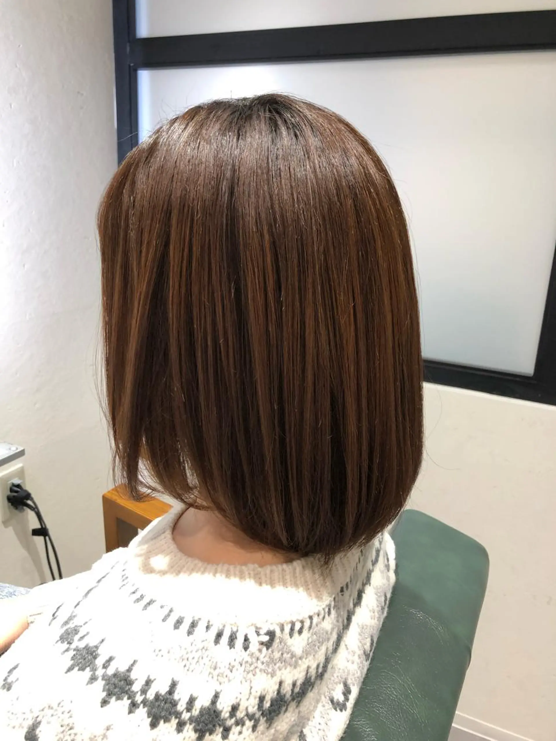 ミディアム 縮毛矯正 🌨丁寧さno1🌨 💫前田　愛💫のヘアスタイル
