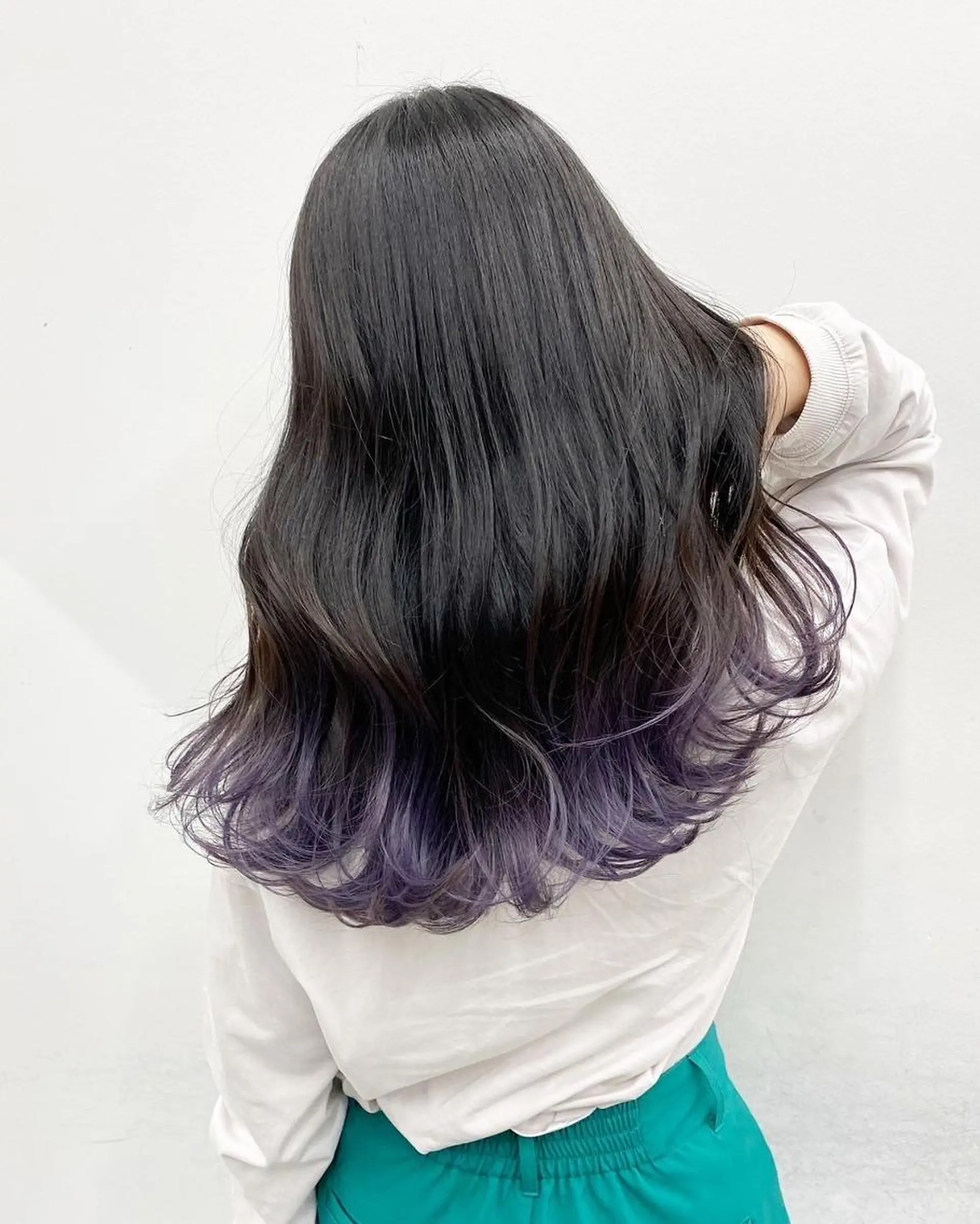 ロング カラー ヘアカラー トリートメント 【公式】amble luxe池袋東口♻️のヘアスタイル