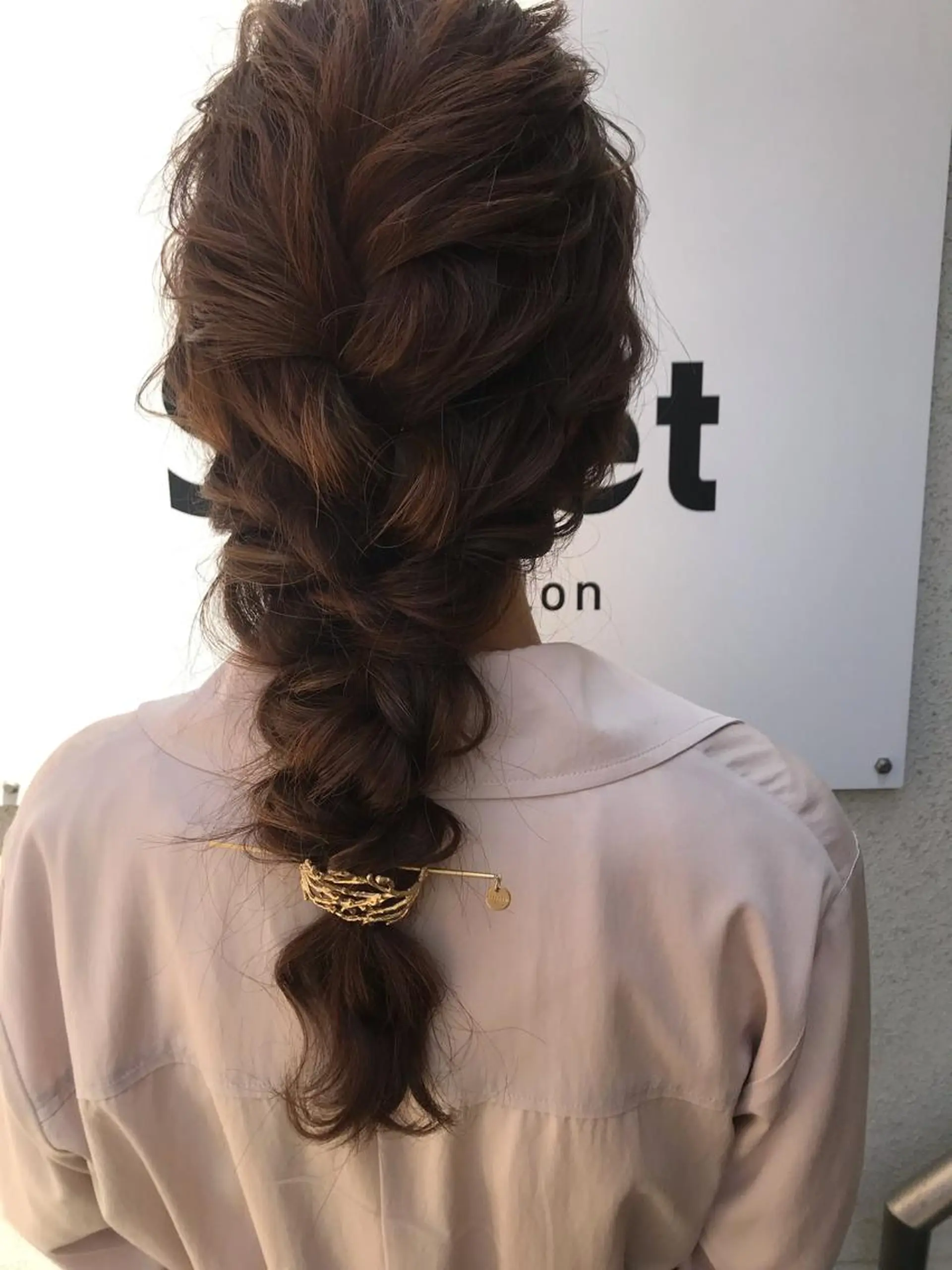 ロング ヘアアレンジ 小野 かなこのヘアスタイル
