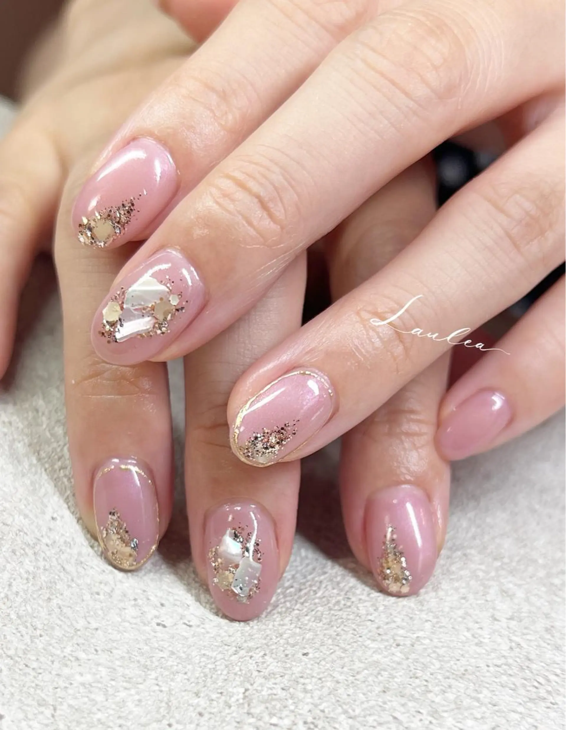 ネイル フットネイル 韓国ネイル ハンドネイル nail salon Lauleaのネイルデザイン