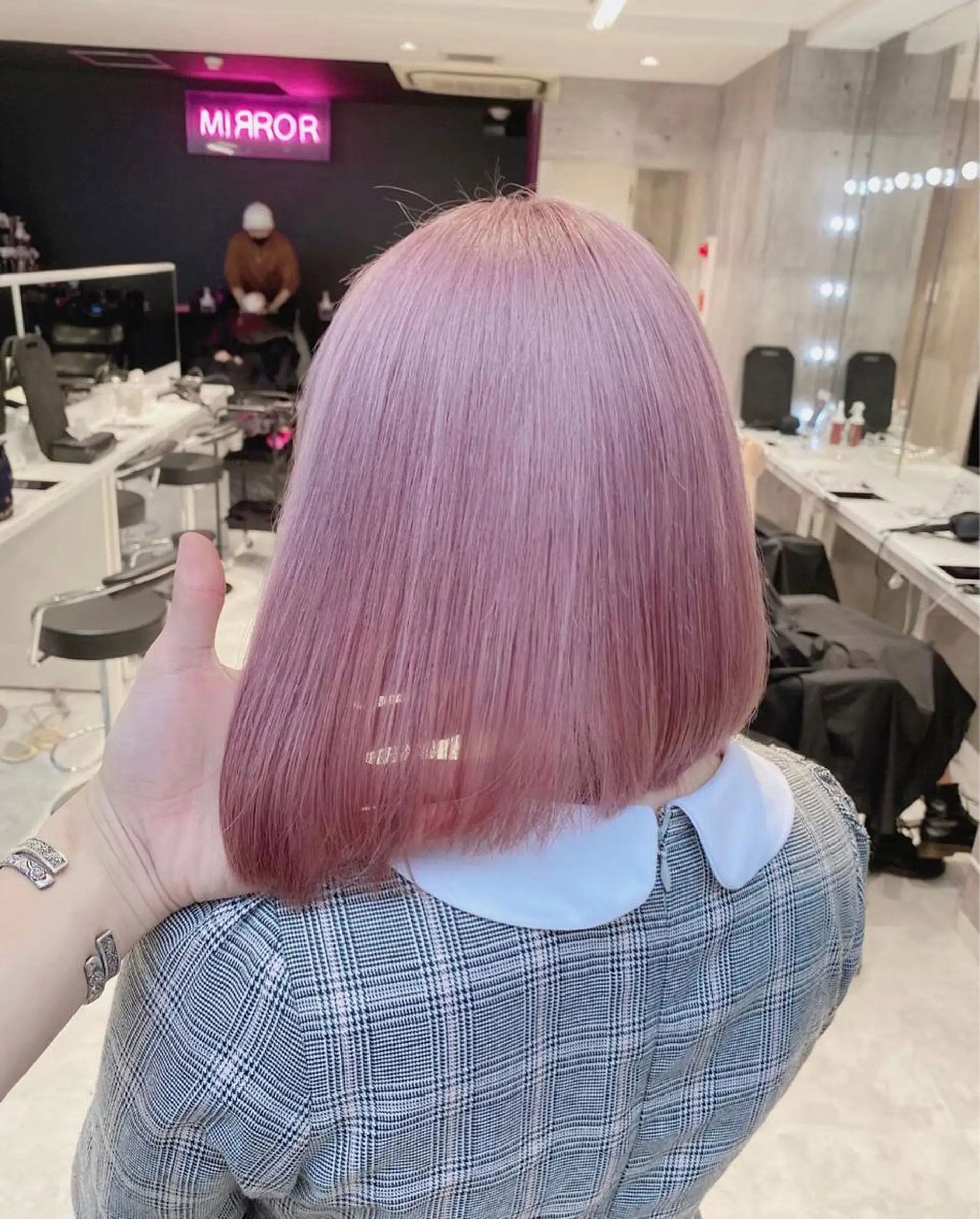 ミディアム カラー 🧸ミルクティー🧸 kousei🧸のヘアスタイル