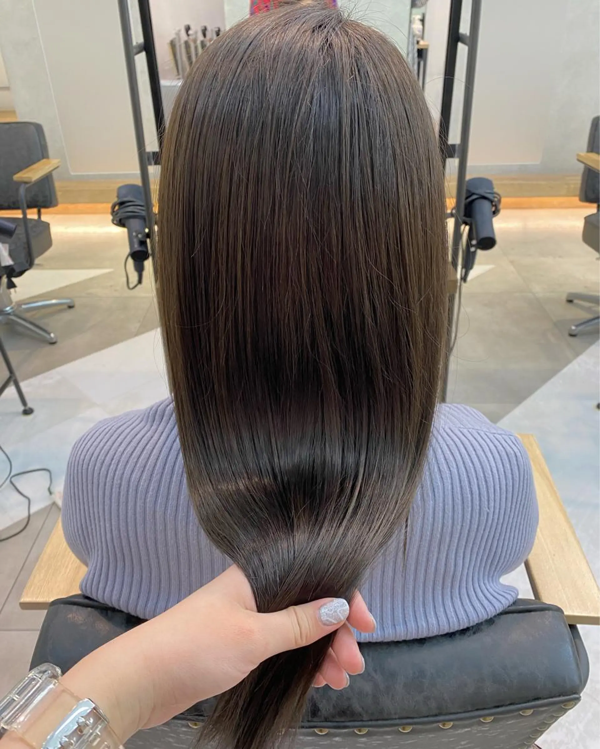ロング カラー カット トリートメント 透明感/レイヤー カット🎀マコのヘアスタイル