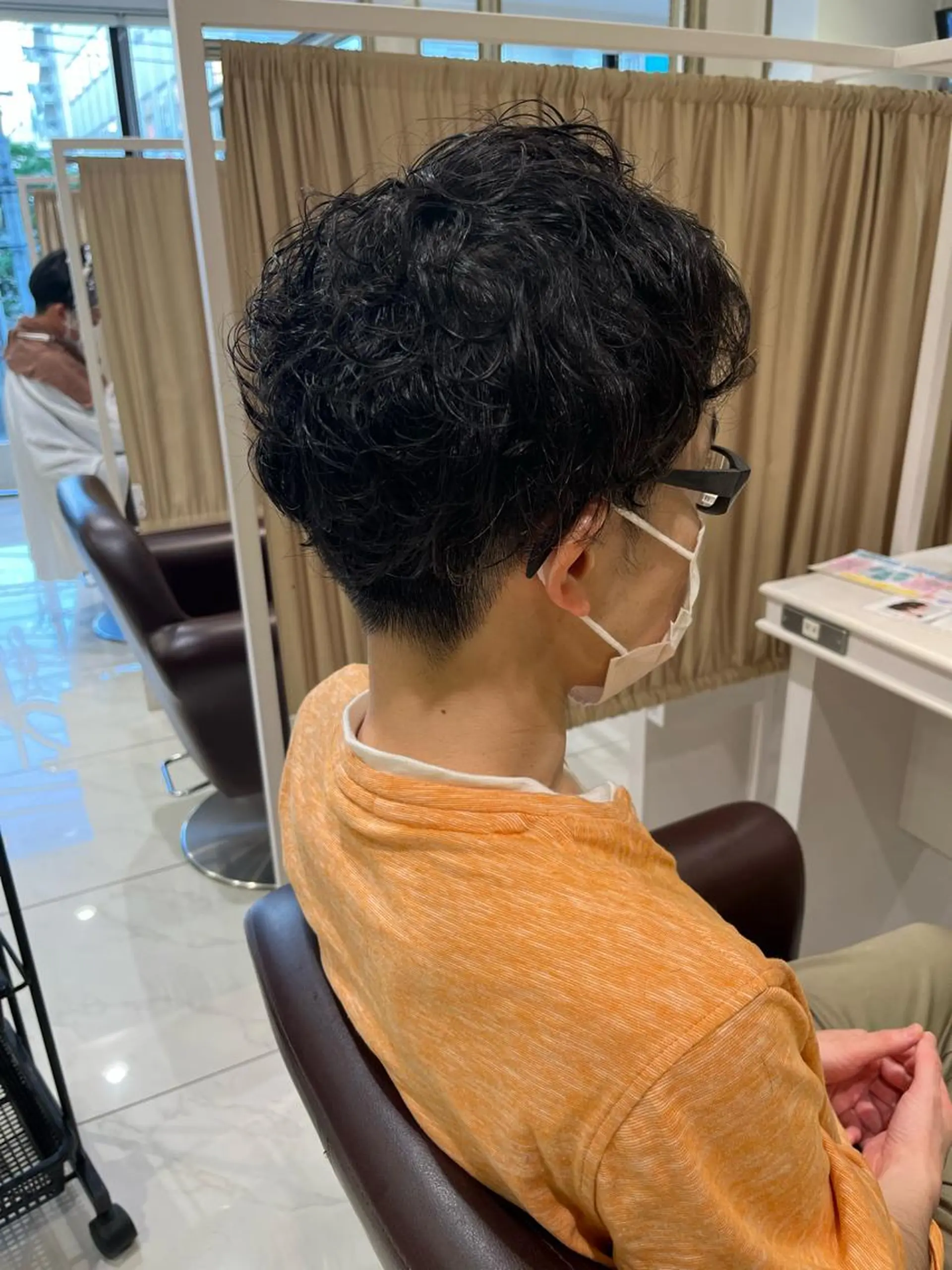 パーマ メンズ カット パーマ 🍊オオノ リホ🍑のヘアスタイル