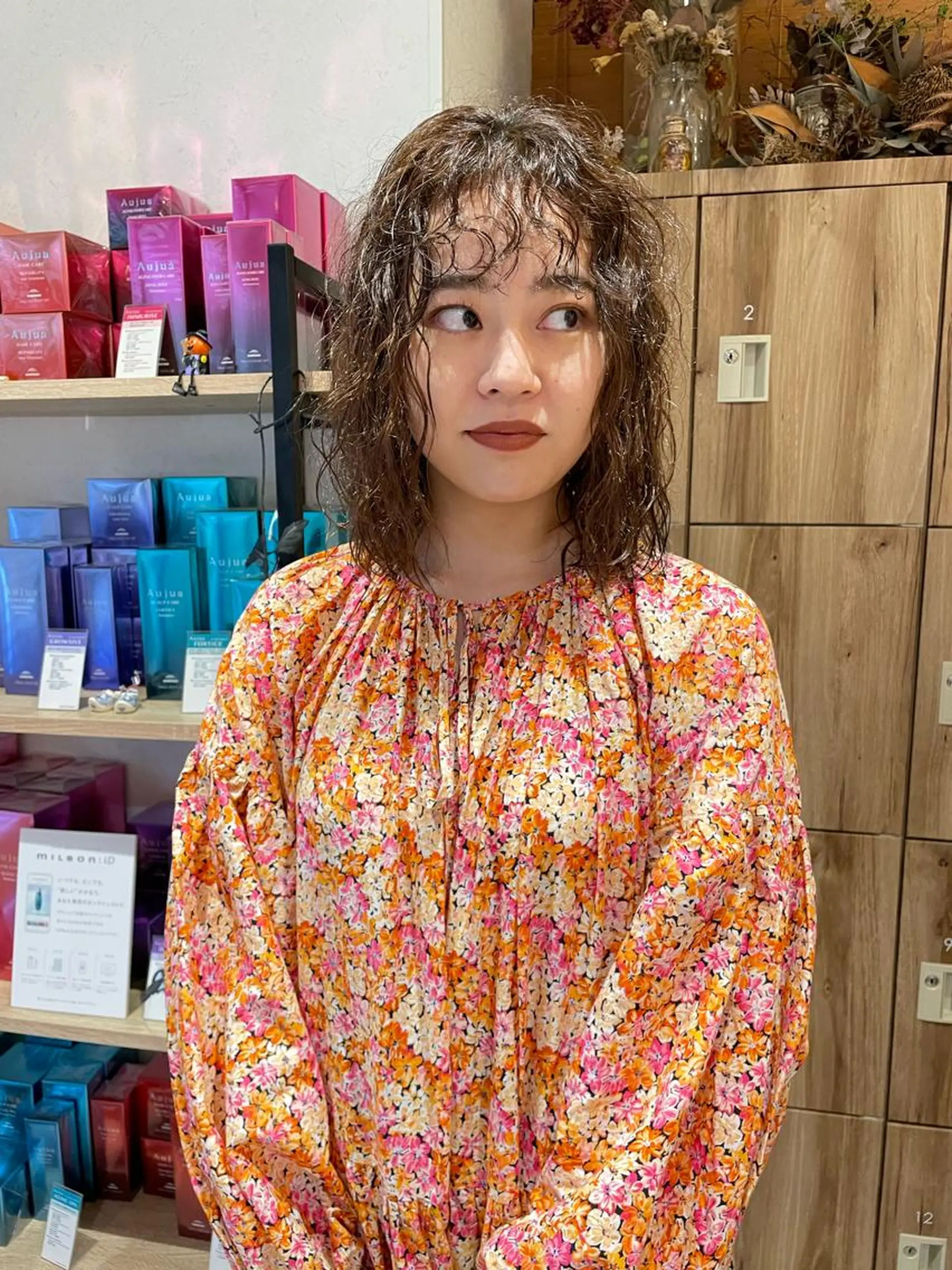 ミディアム パーマ ミディアムパーマ パーマ パーマ指名No1 /namiのヘアスタイル