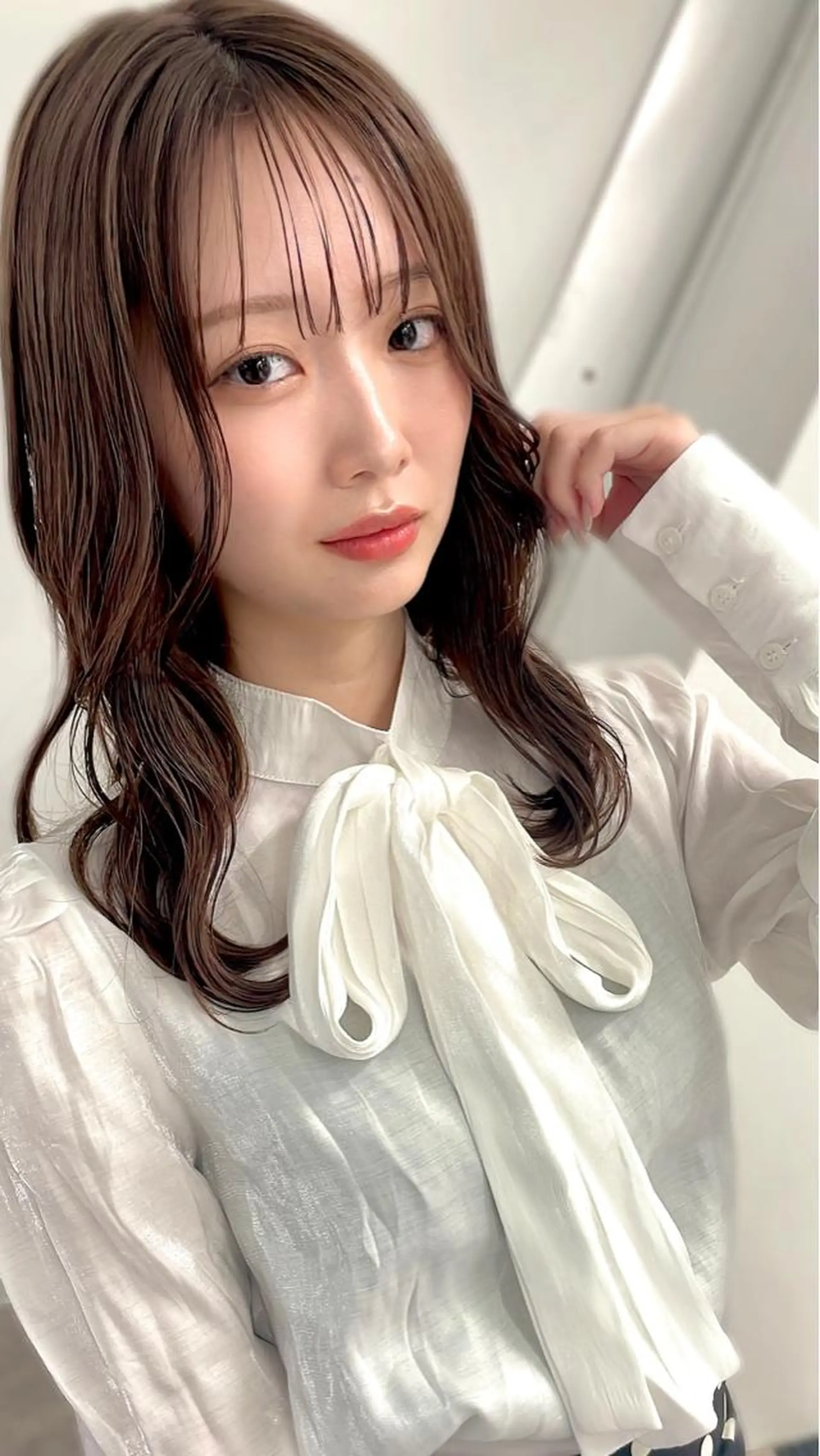 ミディアム カラー soigné所属・立花 圭佑のヘアスタイル