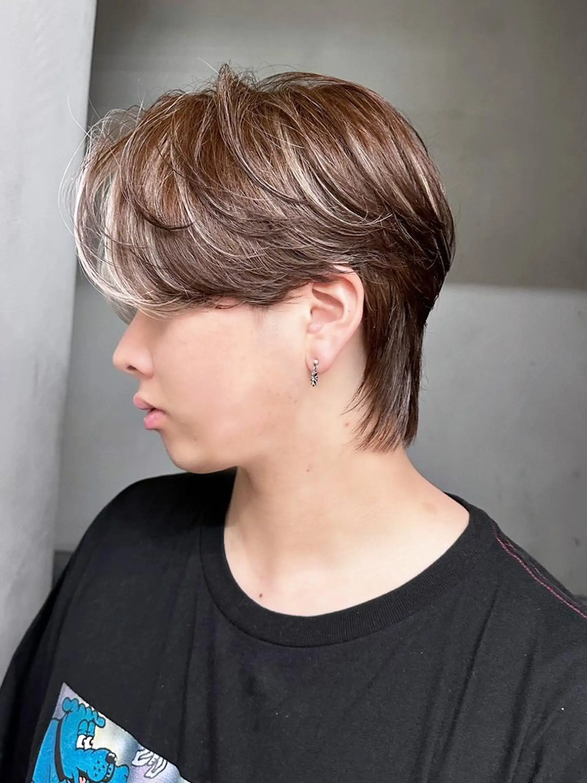 カラー ショート パーマ オーガニックカラー ニュアンスパーマ パーマ ITbyALBUM 中野店のヘアスタイル