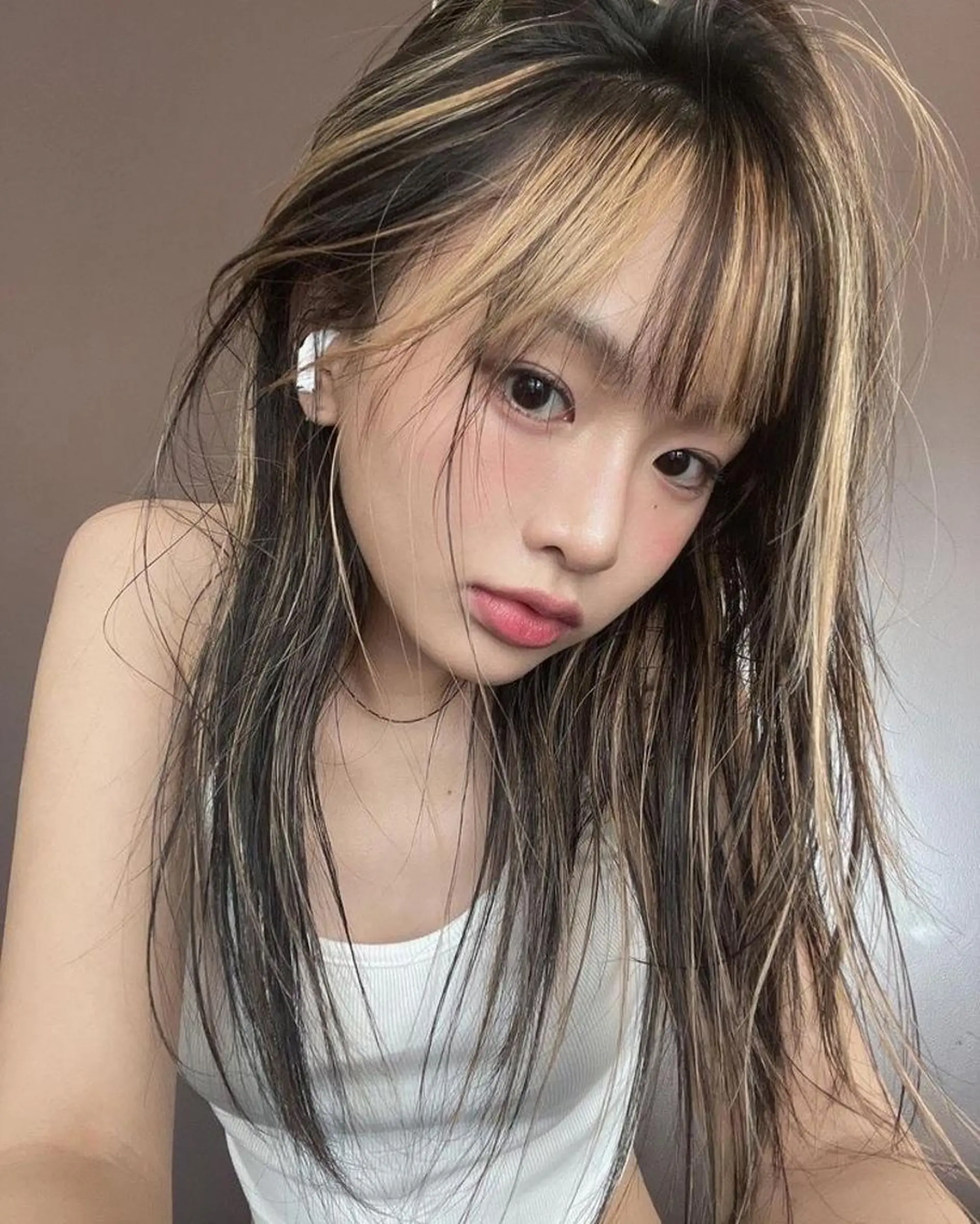 ロング カラー ヘアアレンジ ハイライトカラー ハイライト ヘアカラー トリートメント ヘッドスパ Mizobe misakiのヘアスタイル