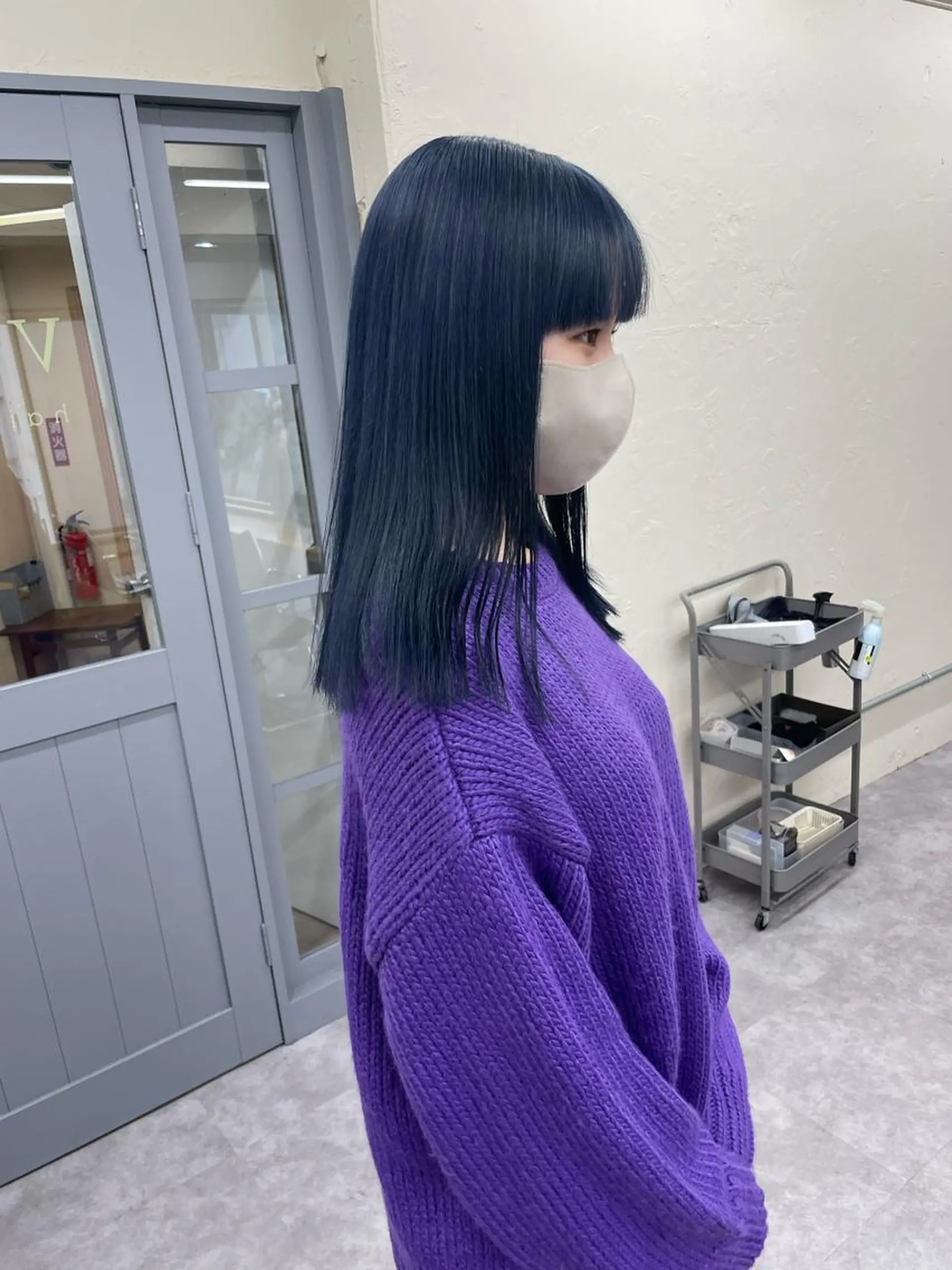 カラー 縮毛矯正モデル募集 RIKOのヘアスタイル