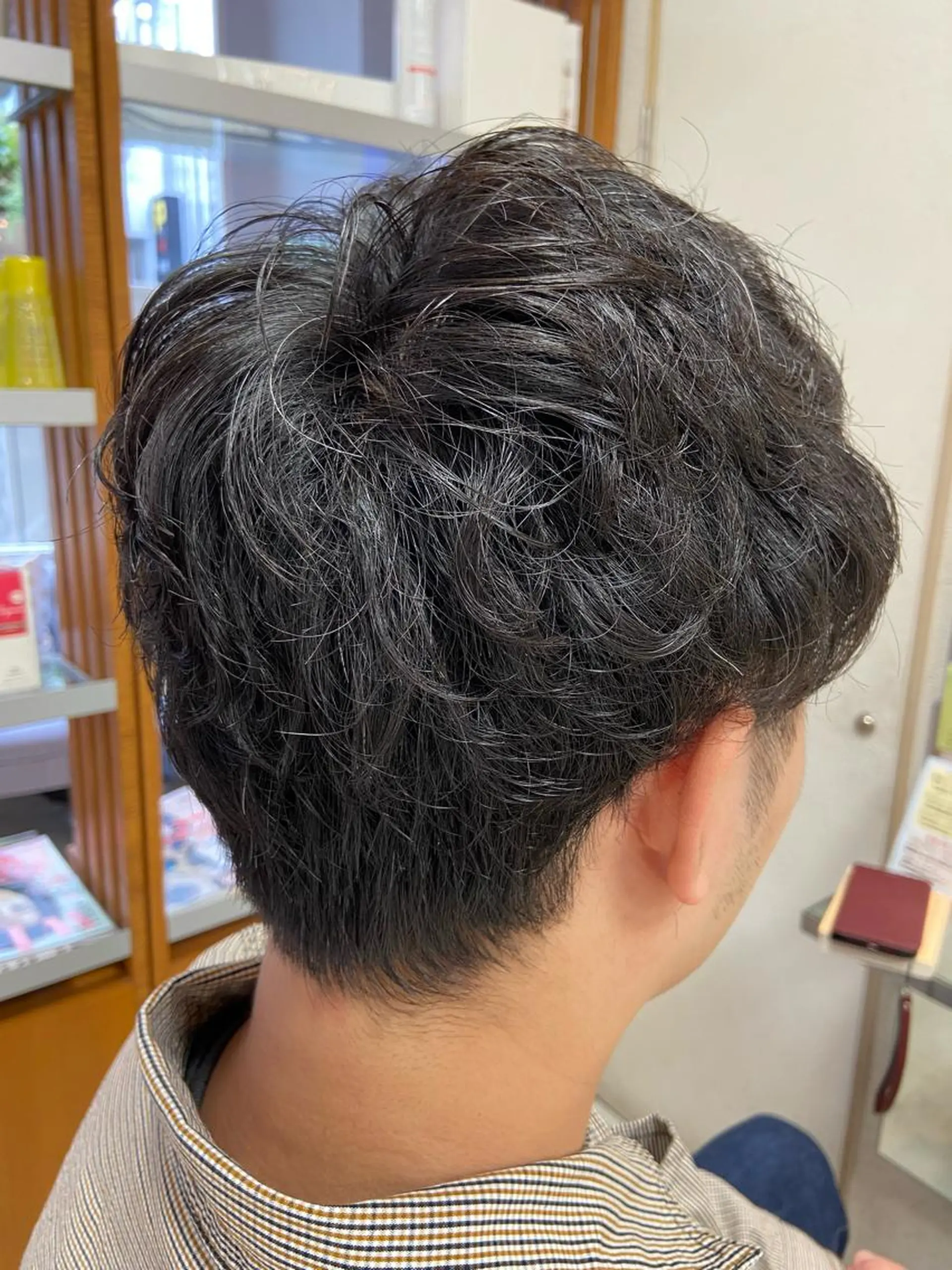 パーマ メンズ メンズパーマ カット パーマ 菊地 美憂のヘアスタイル