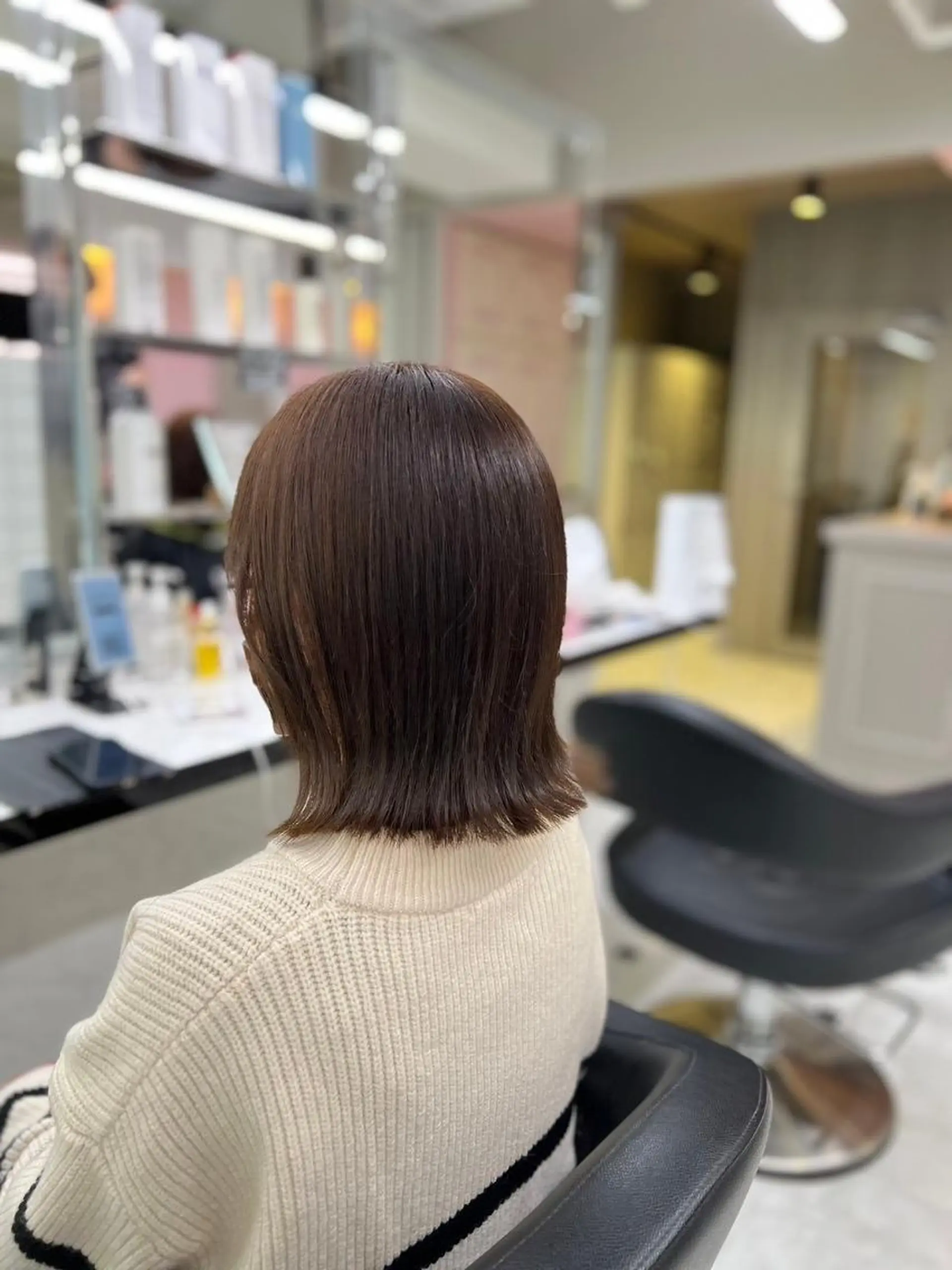 カラー 艶髪/韓国レイヤー 🤍Houtoのヘアスタイル