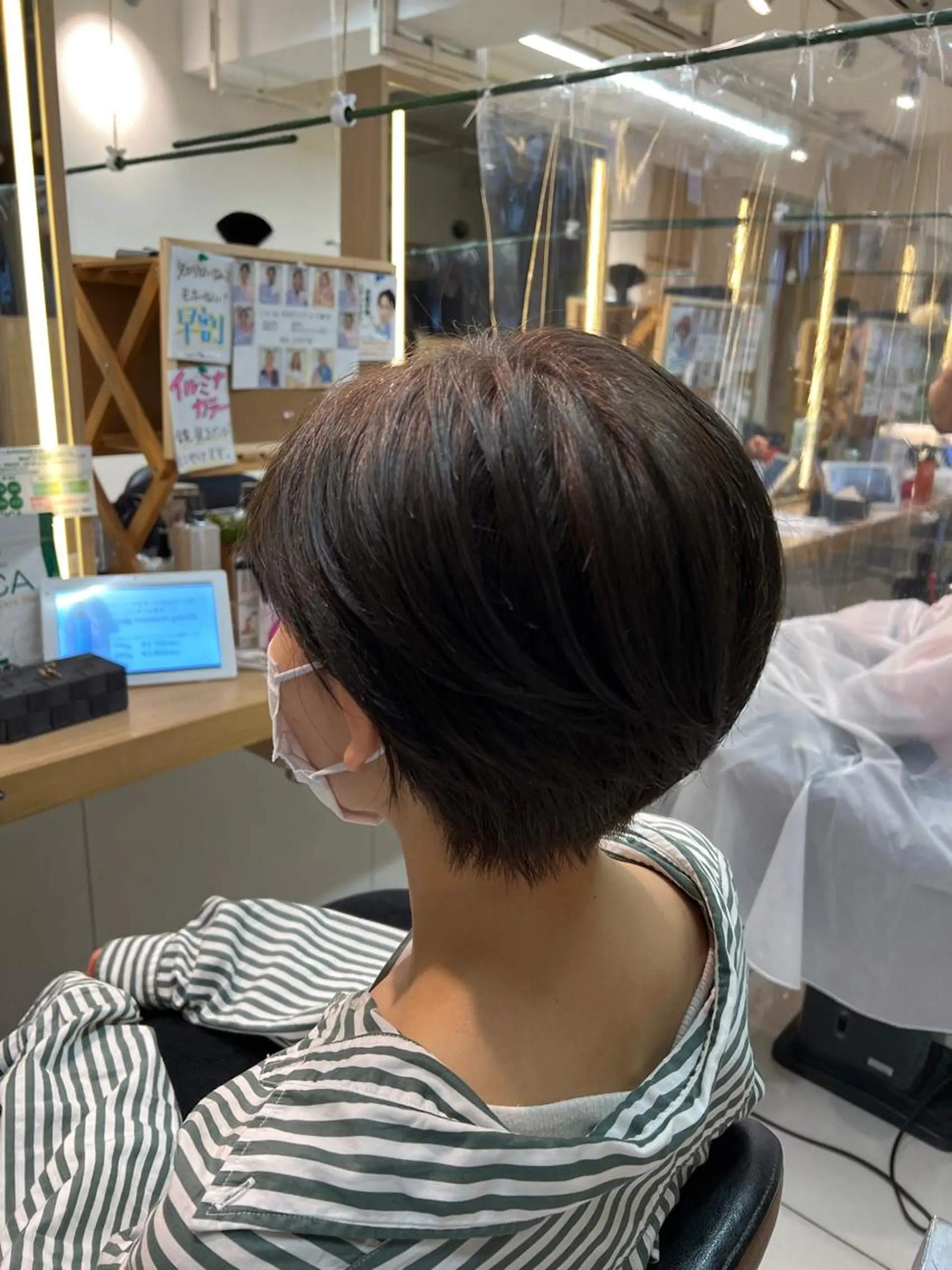 ショート カラー ショートヘア カット ヘアセット 透明感カラー/ ダブルカラー /ソラのヘアスタイル