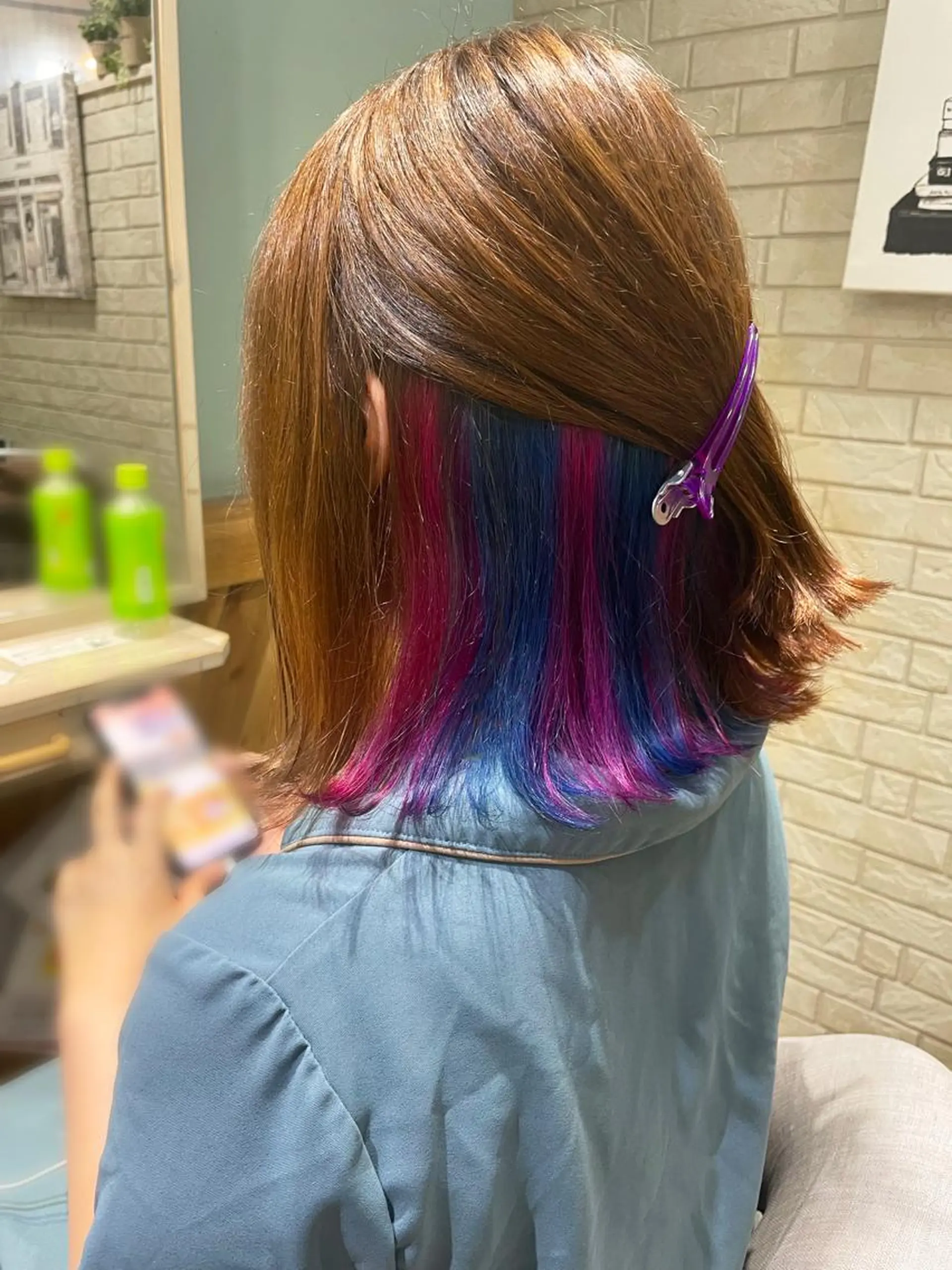 ミディアム カラー COREblanc ゆきの／表参道 原宿のヘアスタイル