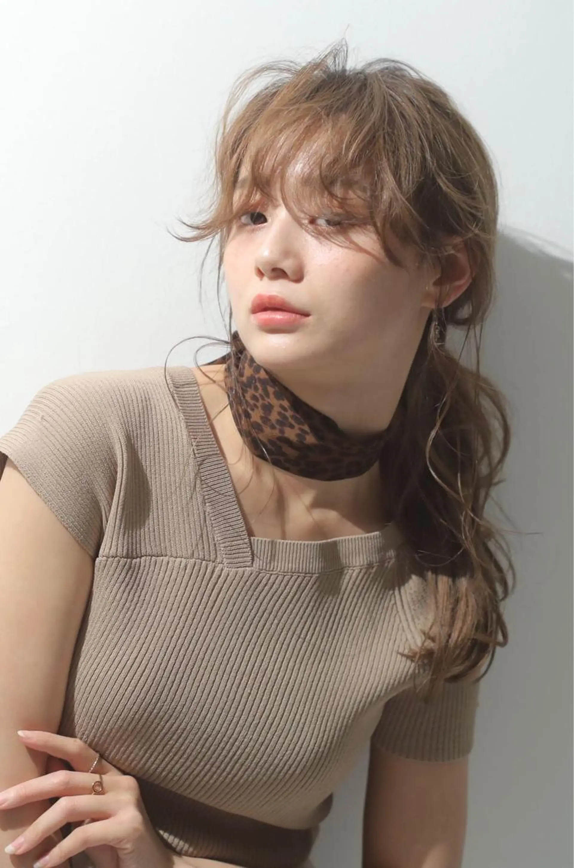 ロング カラー カット ヘアカラー 🫧ミルクティーベー ジュ🫧門脇ゆう🎀のヘアスタイル