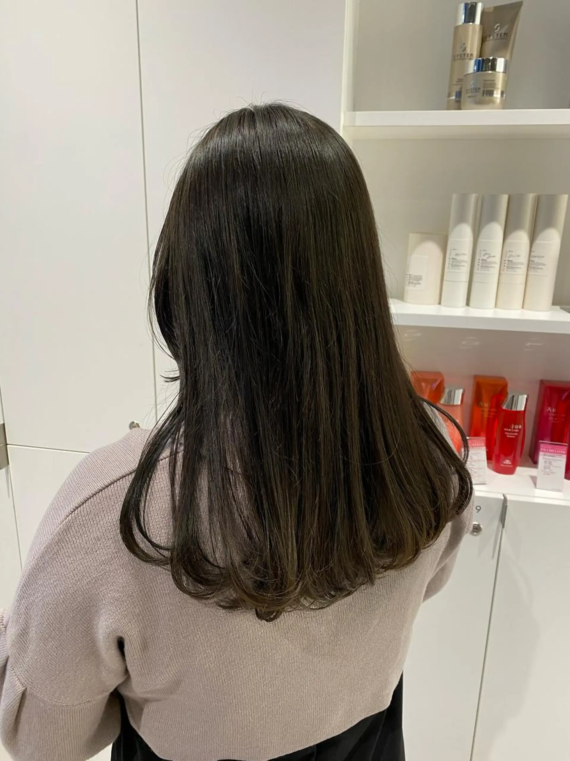 セミロング カット ヘアカラー 無料カット募集中🌷 ちひり𓂃𓈒♡‪のヘアスタイル