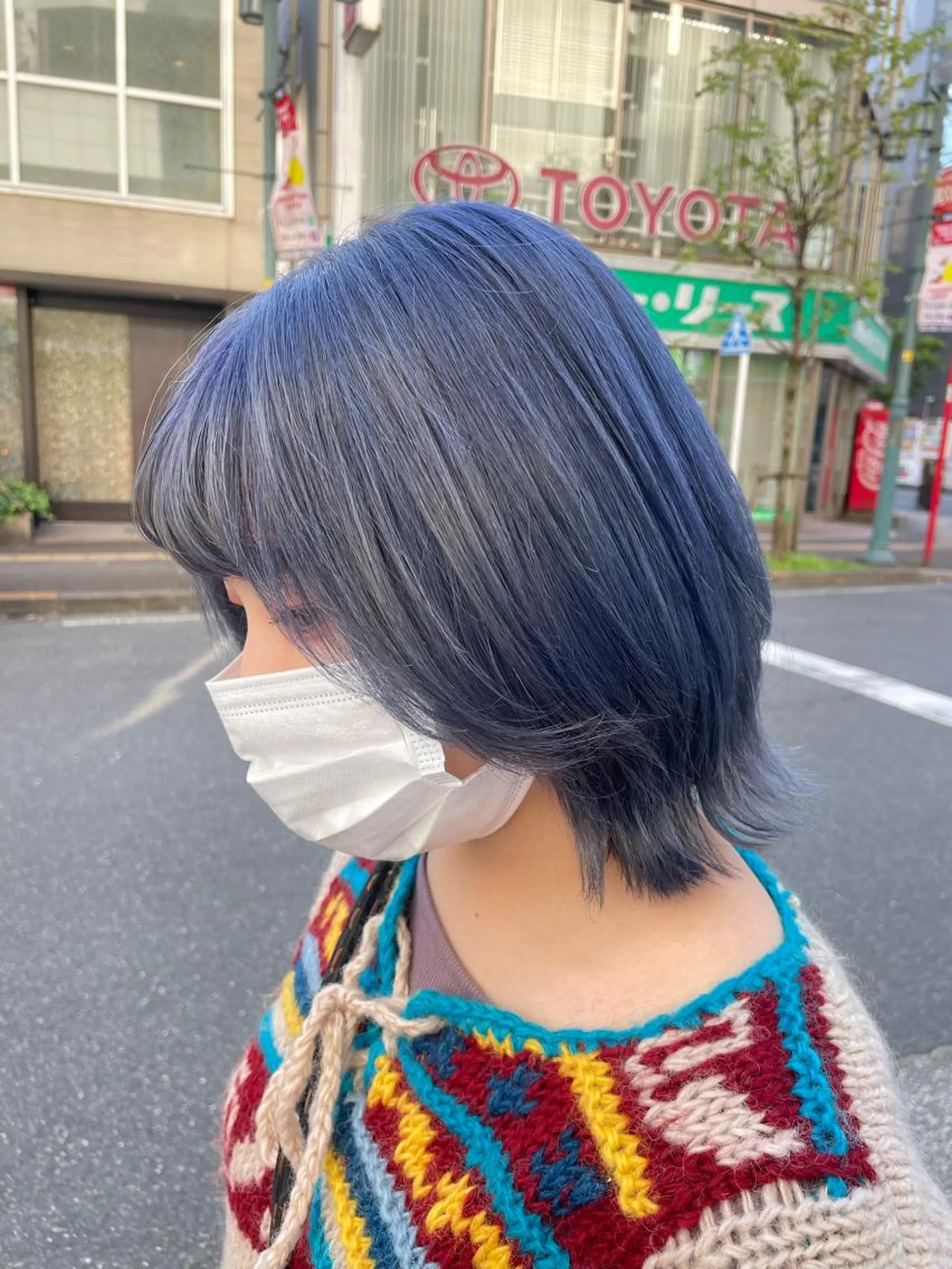 ショート カラー ヘアカラー 💖デザインカラー/ タダ ハナカ💖のヘアスタイル