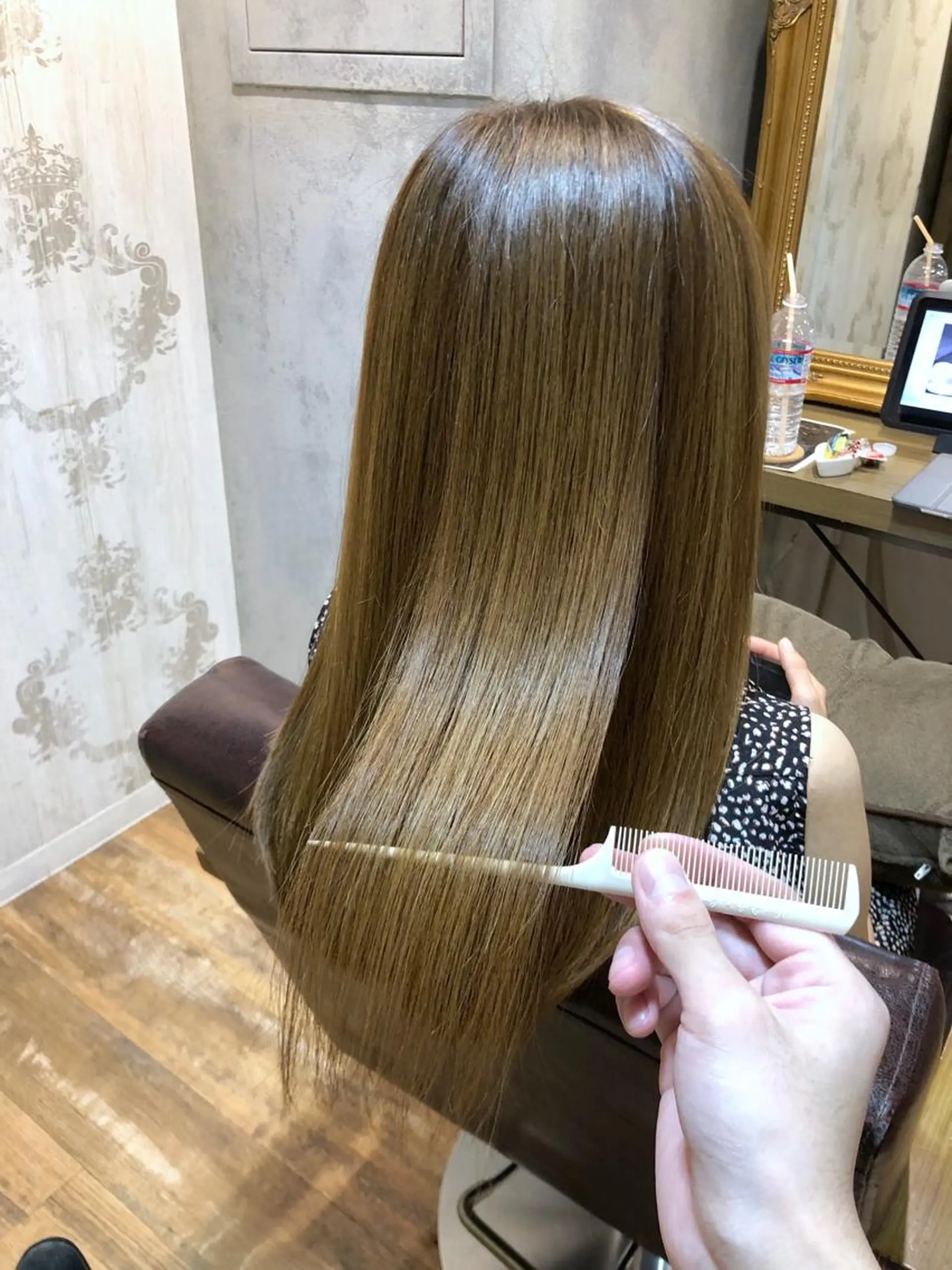 セミロング カラー ヘアカラー トリートメント 髪質改善くすみカラー 🍀/石川大輔のヘアスタイル