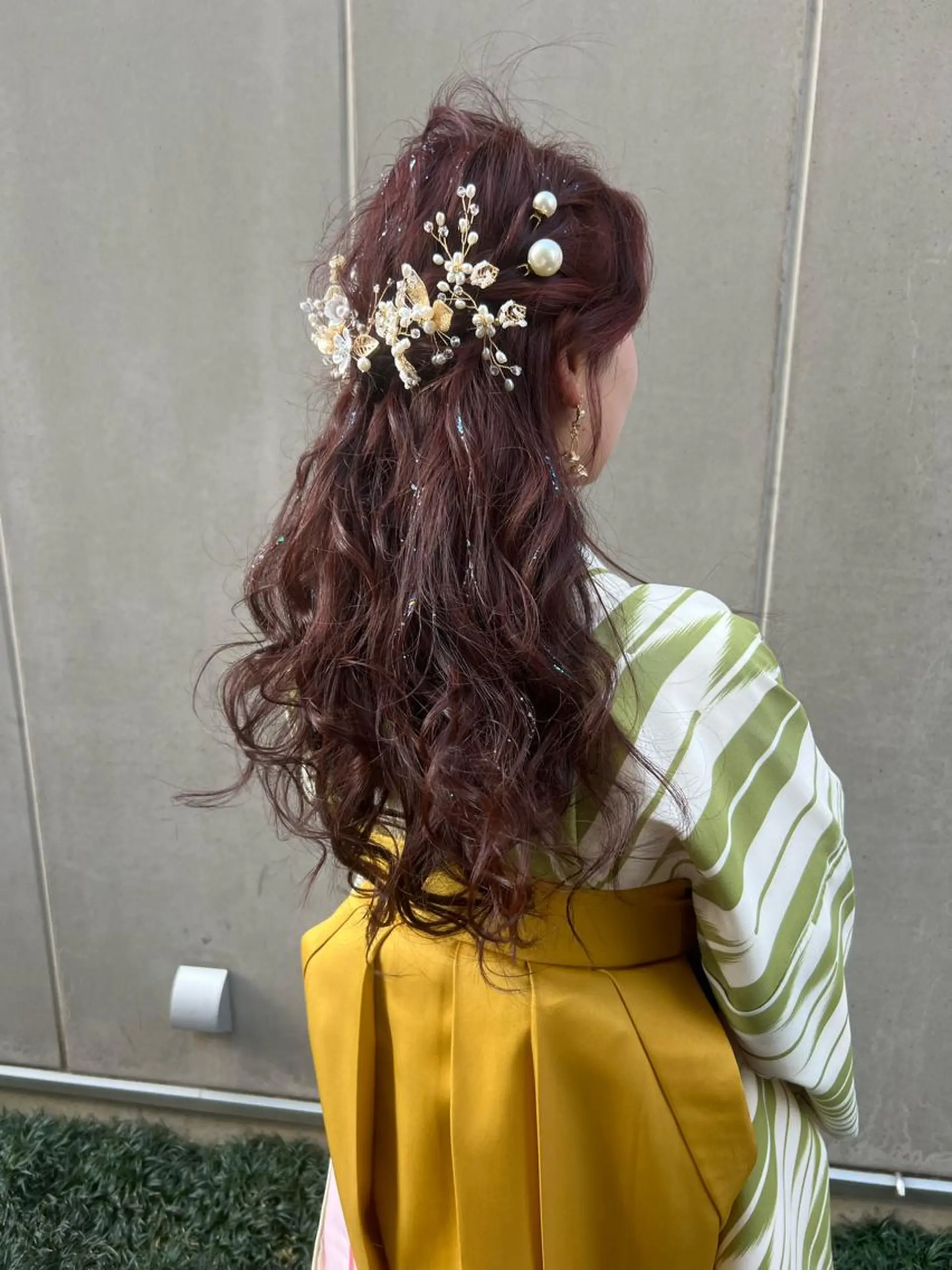 ロング ヘアアレンジ 石原 姫菜のヘアスタイル