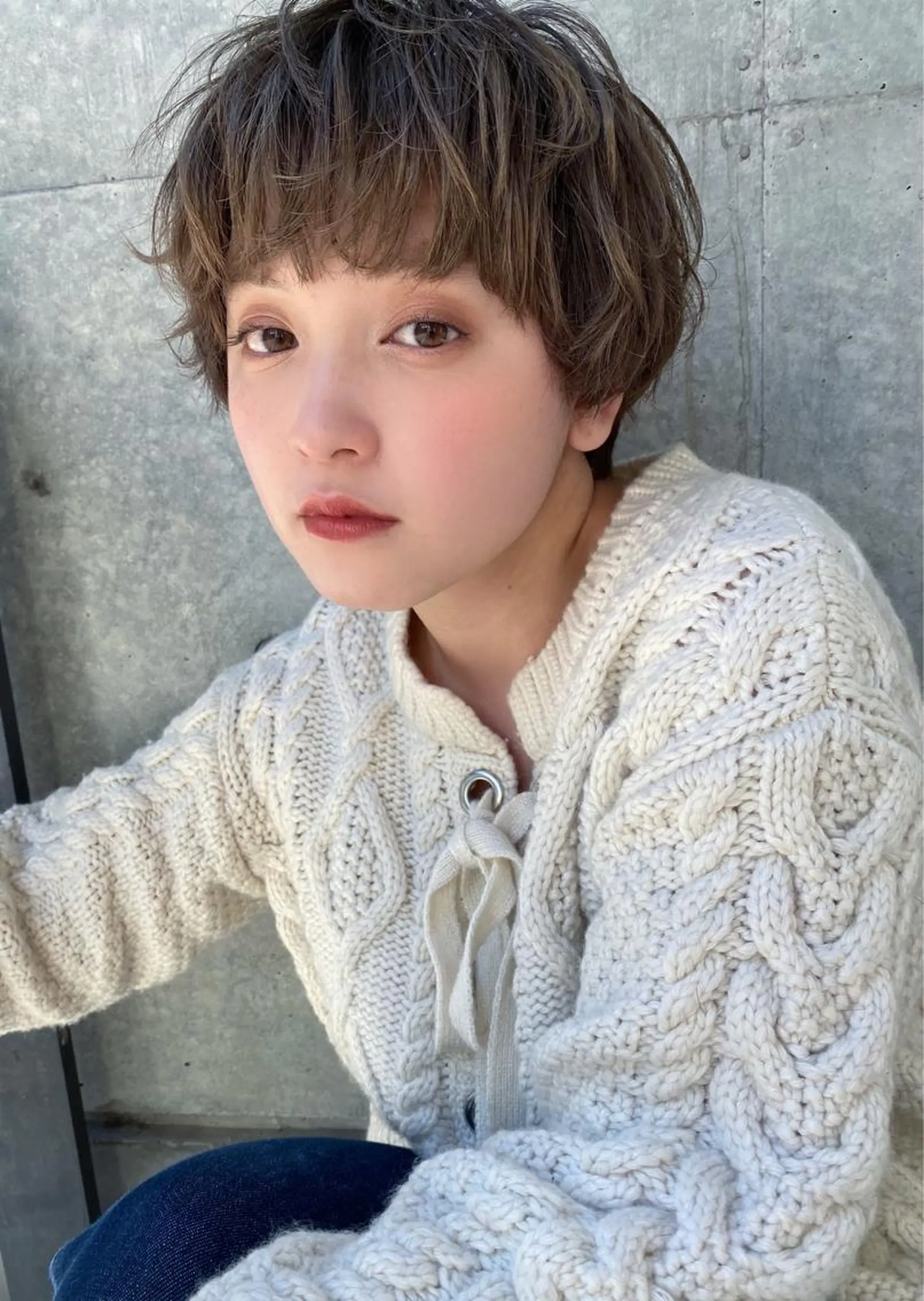 ショート カラー ヘアアレンジ カット ヘアカラー トリートメント marju銀座 マージュギンザのヘアスタイル