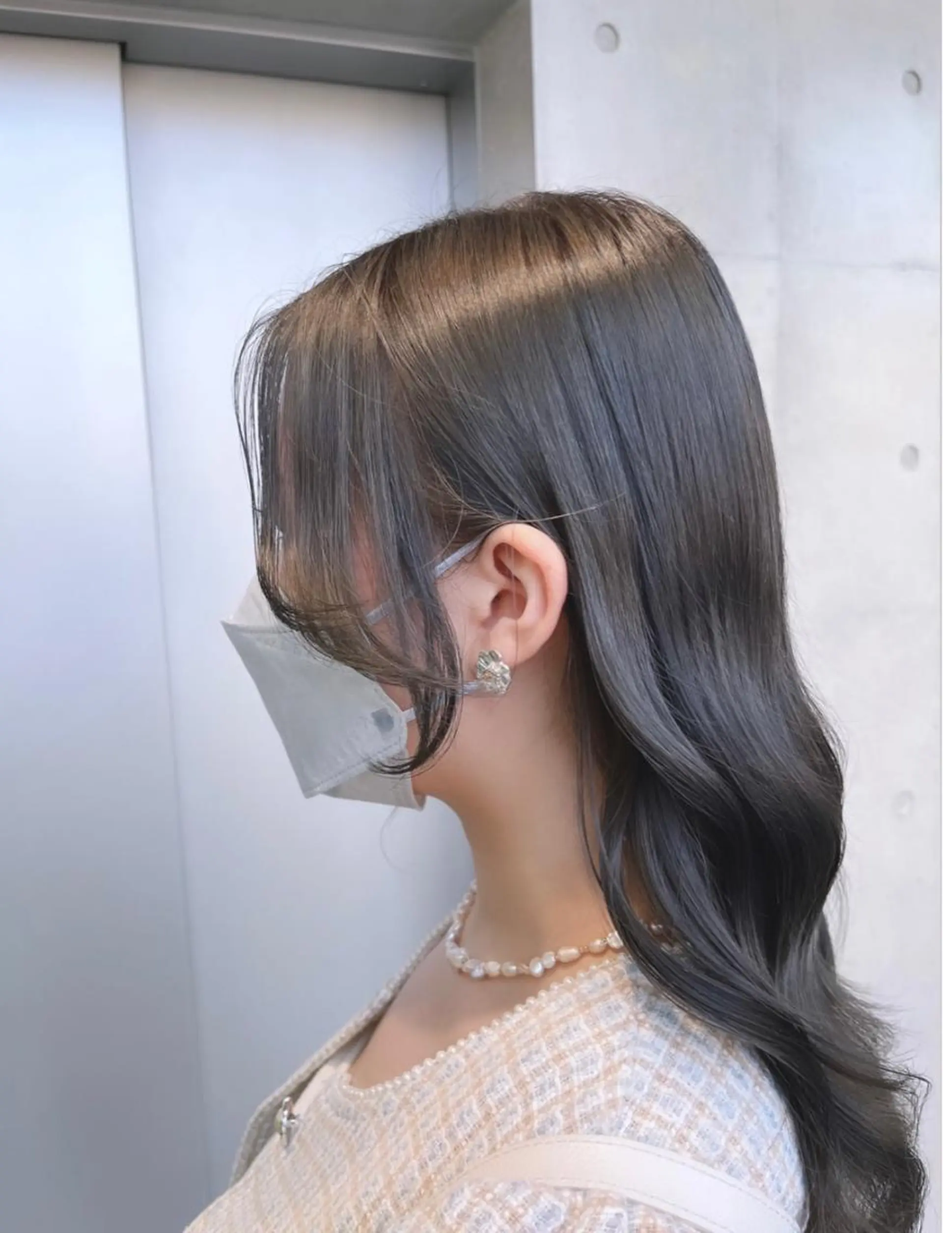 セミロング カット 🌫️大人韓国ヘア 🌫️naoyaのヘアスタイル