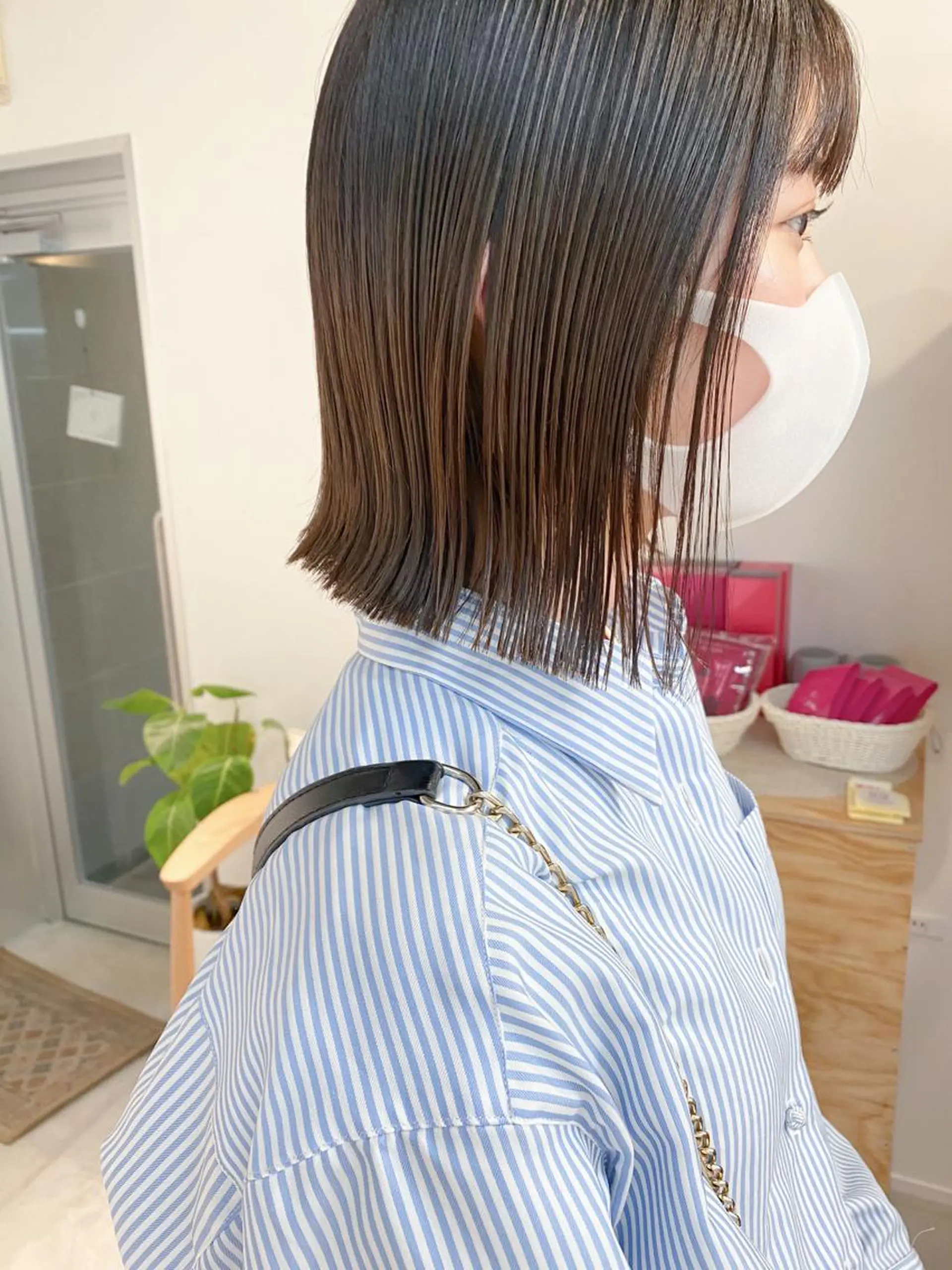 ショート カラー ボブ カット fit stand /HIIRAGIのヘアスタイル