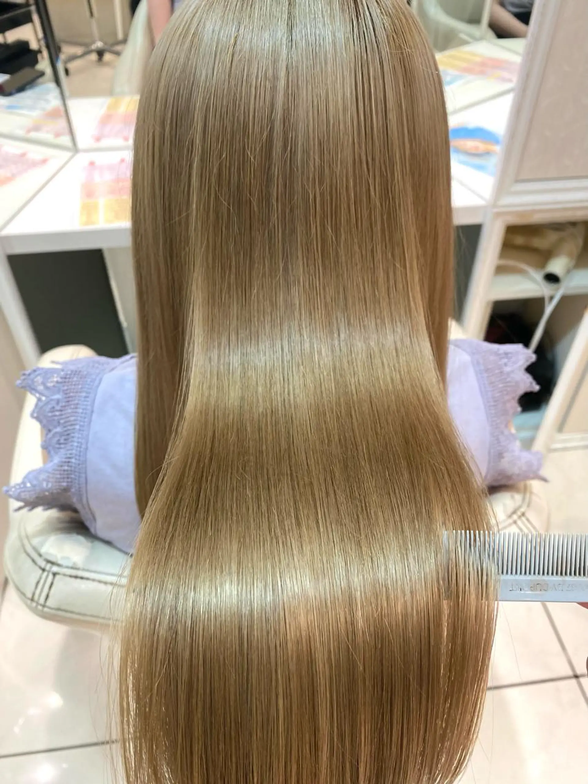 ロング カット 縮毛矯正 💎髪質改善/縮毛矯 正特化💎鈴木一寿のヘアスタイル