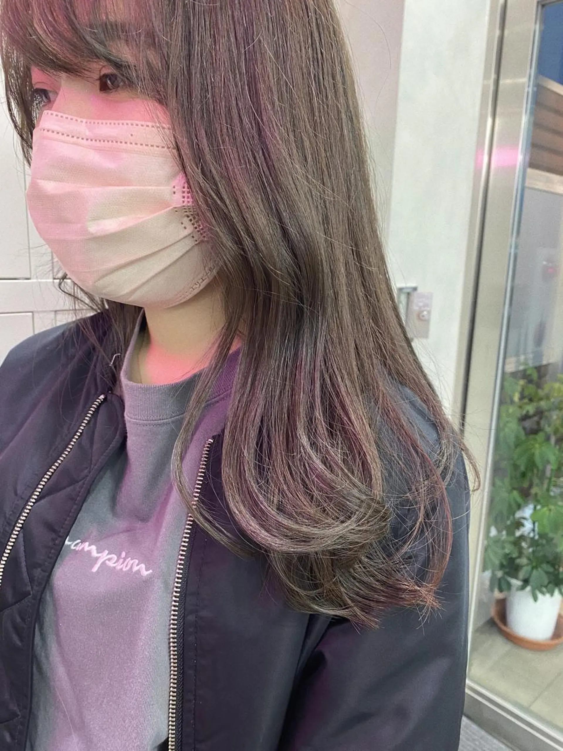 ロング カラー 🕶️佐藤 海李🐏のヘアスタイル