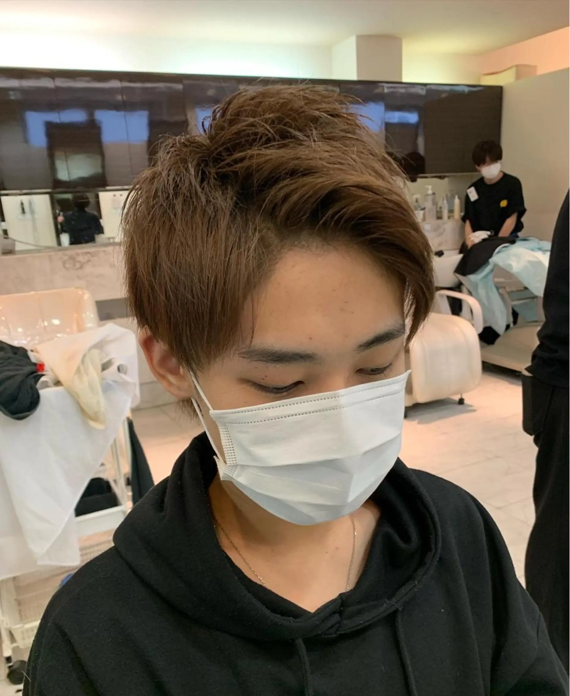 メンズ アップバング Luce大宮所属・Luce 杉本のヘアスタイル