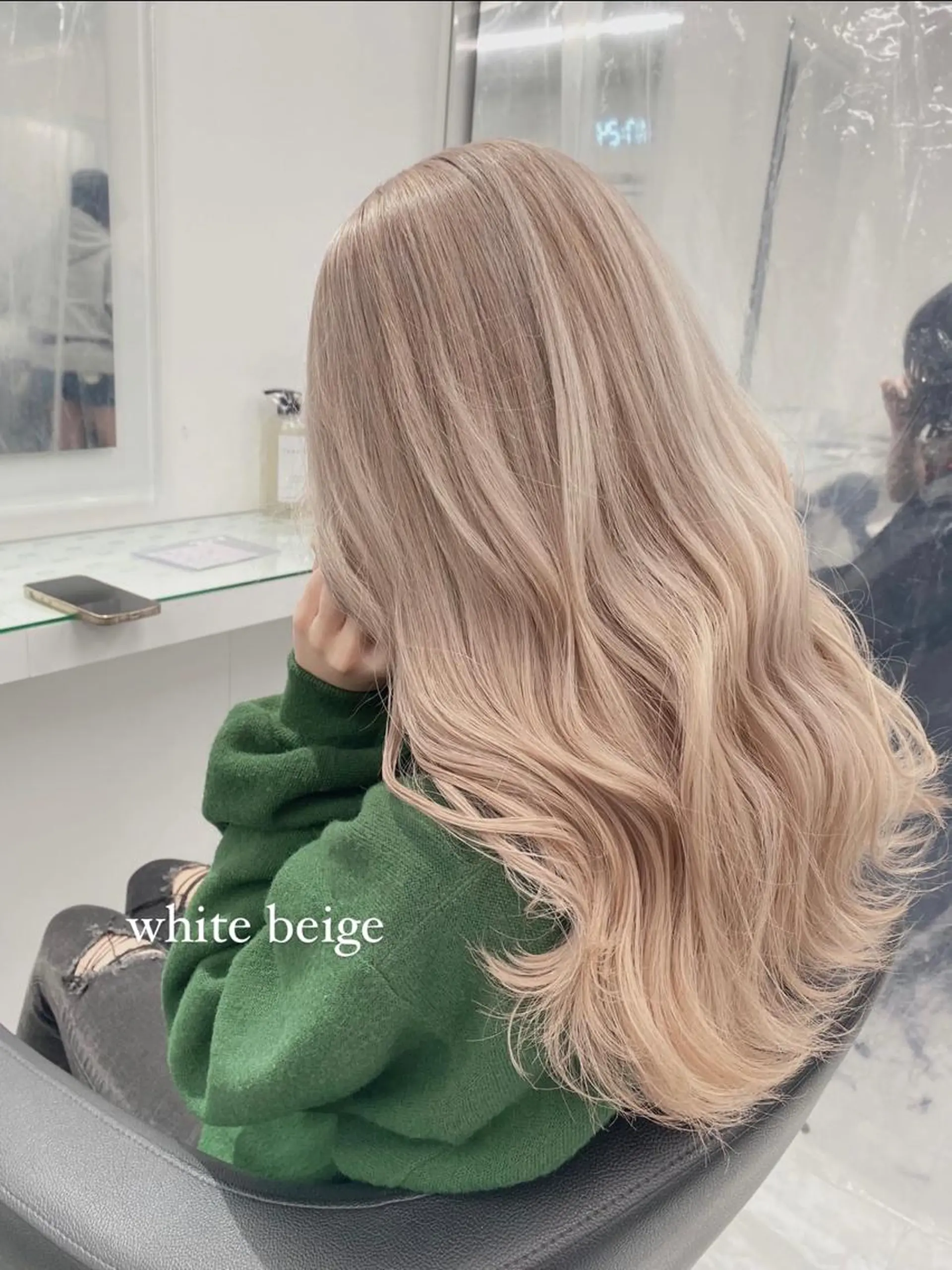 ロング カラー ヘアカラー 韓国ヘア🇰🇷🎀 みきのヘアスタイル