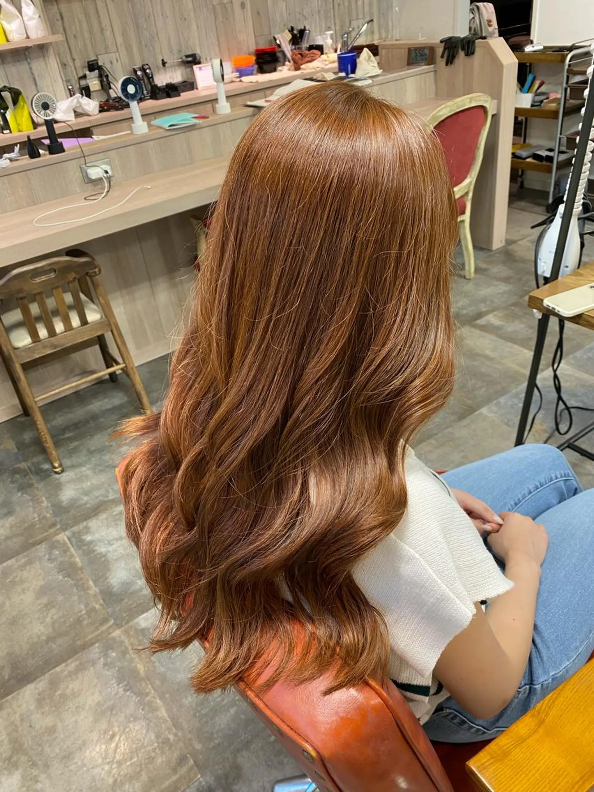 ロング ヘアカラー ハイトーンボブ Mizuki.のヘアスタイル