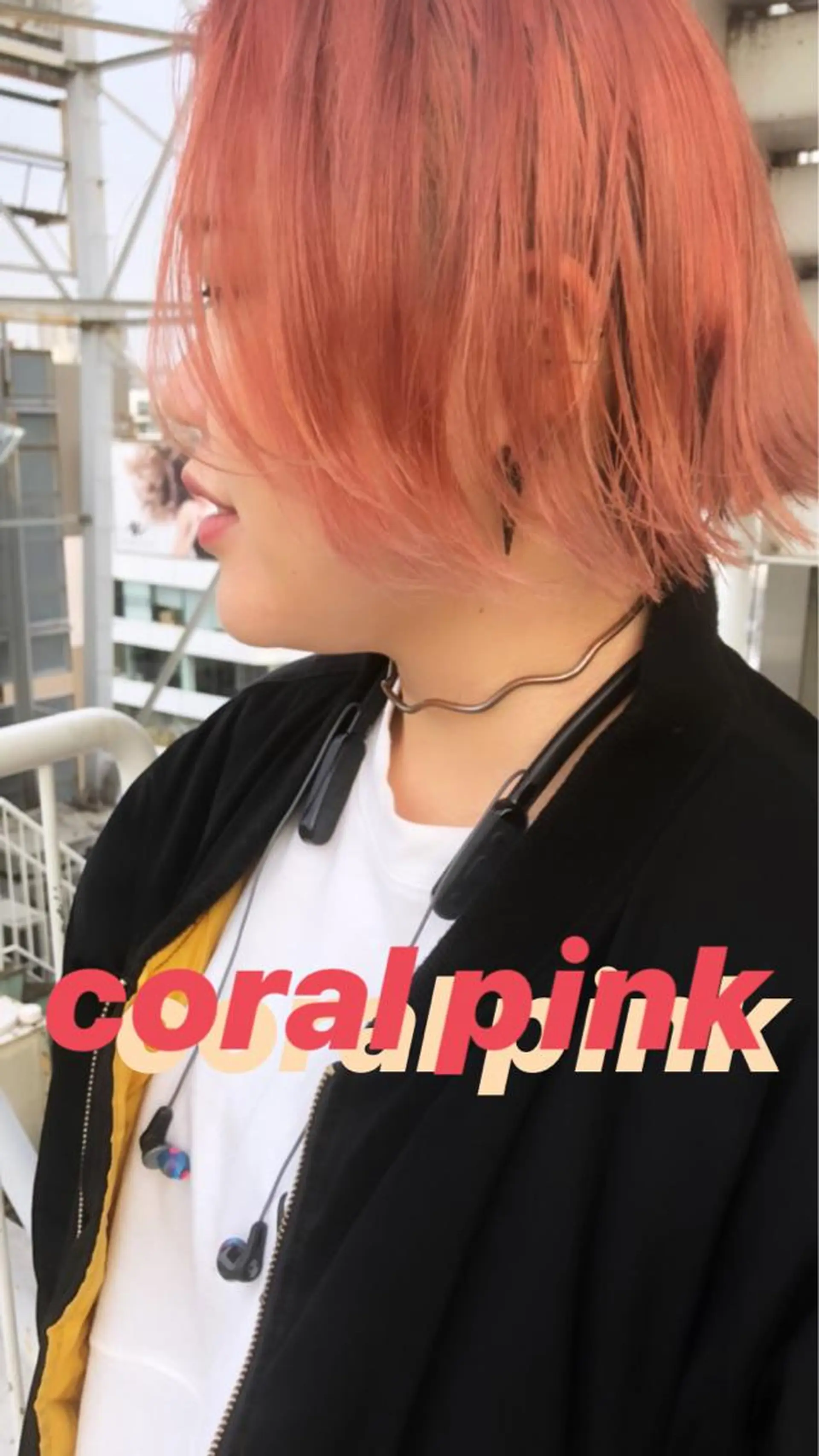 ショート カラー ピンクカラー ヘアカラー トリートメント せこぐち まいのヘアスタイル