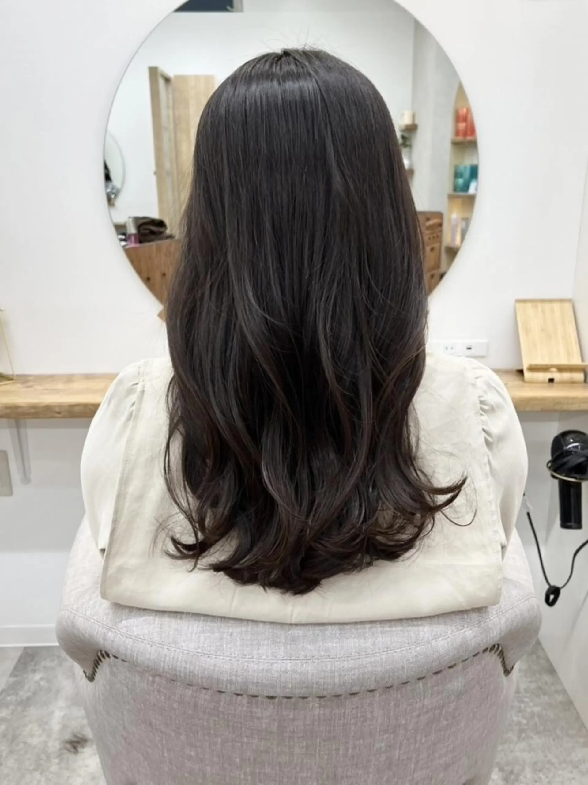 カラー ロング ロング カット ヘアカラー トリートメント Nao ナオのヘアスタイル